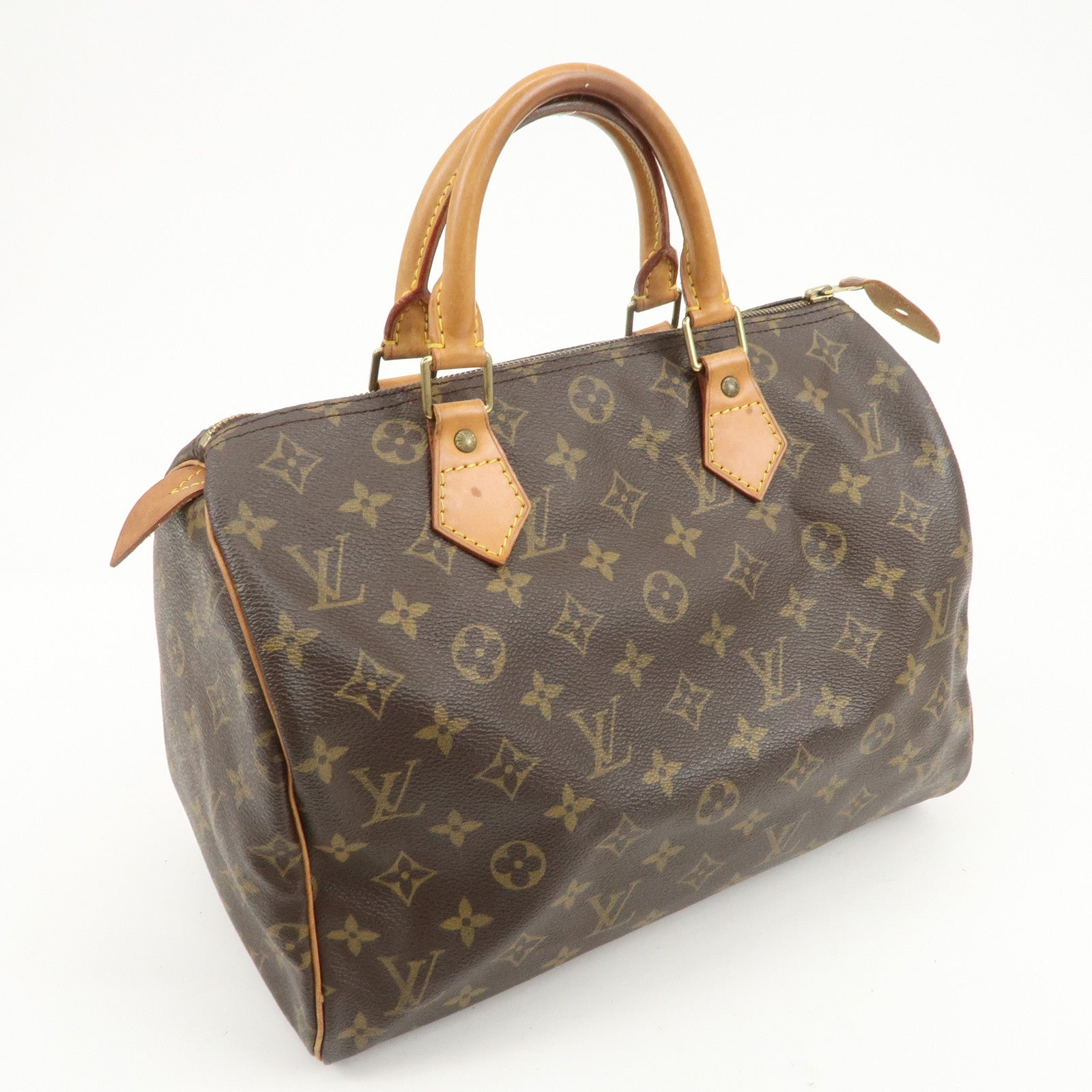 Louis Vuitton Monogram Speedy 30 Boston Bag Hand Bag Brown M41526