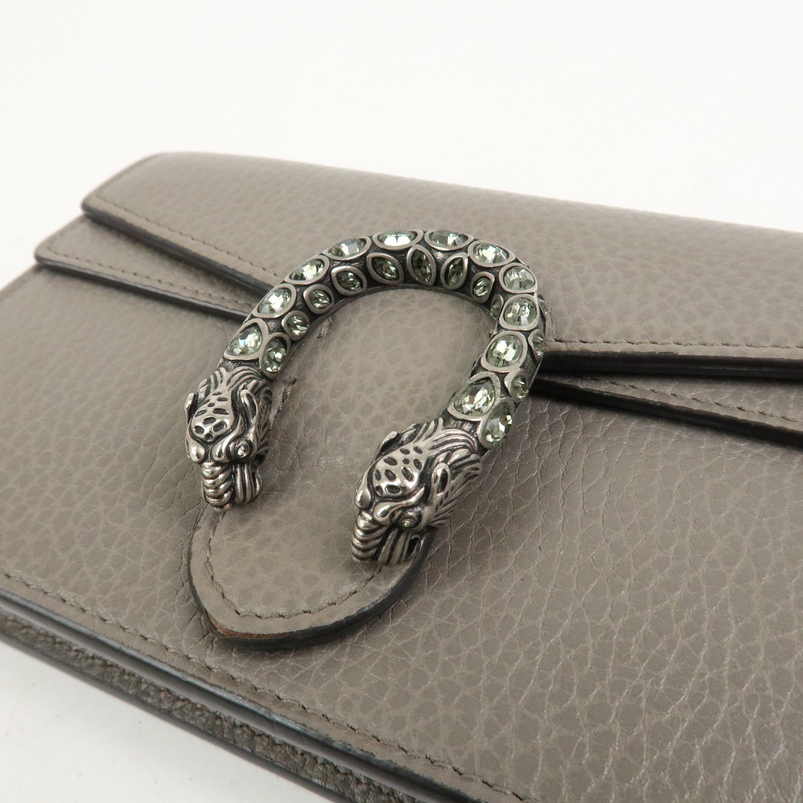 GUCCI Dionysus Super Mini Bag Leather Chain Shoulder Bag 476432