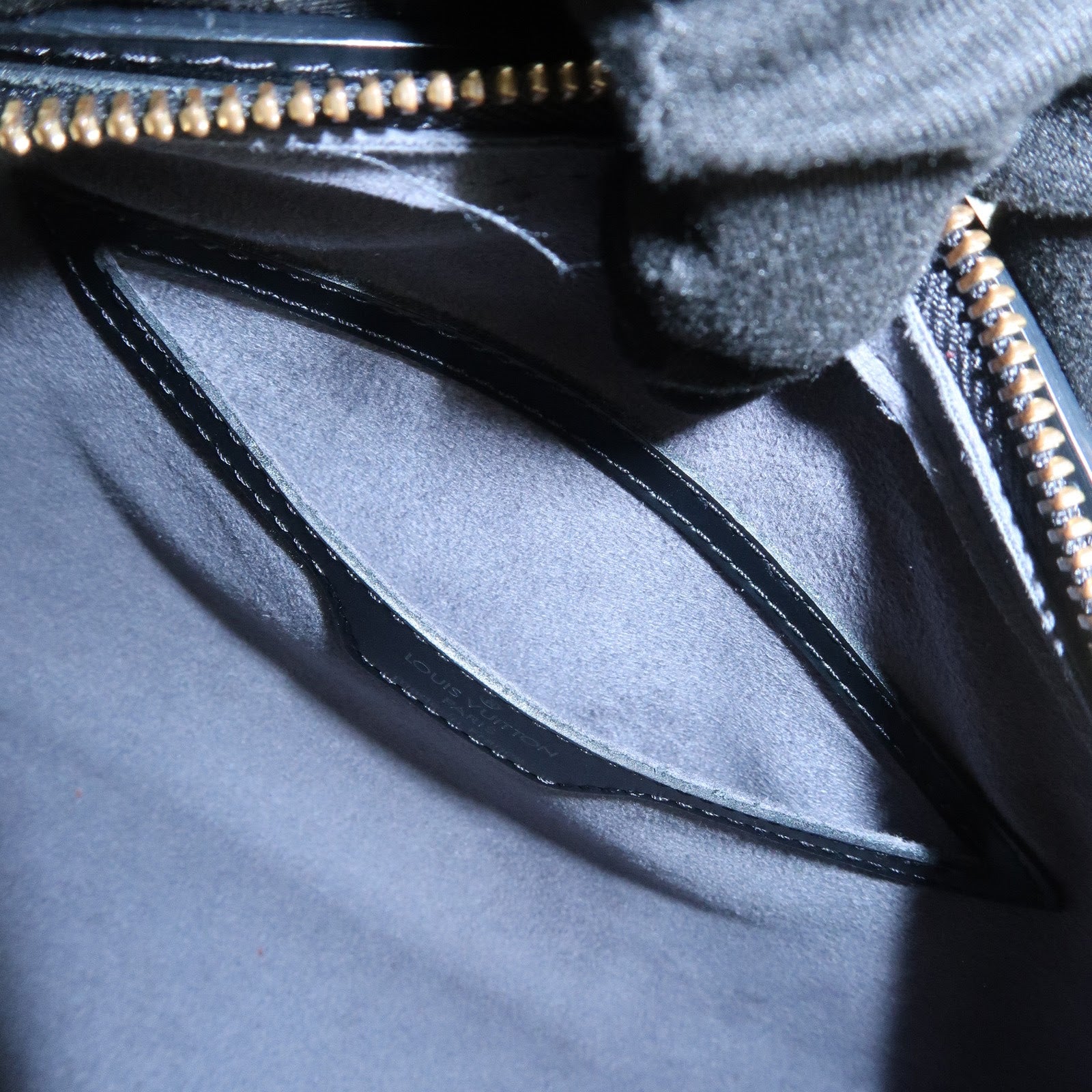 Louis Vuitton Epi Soufflot Hand Bag Shoulder Bag Noir M52862