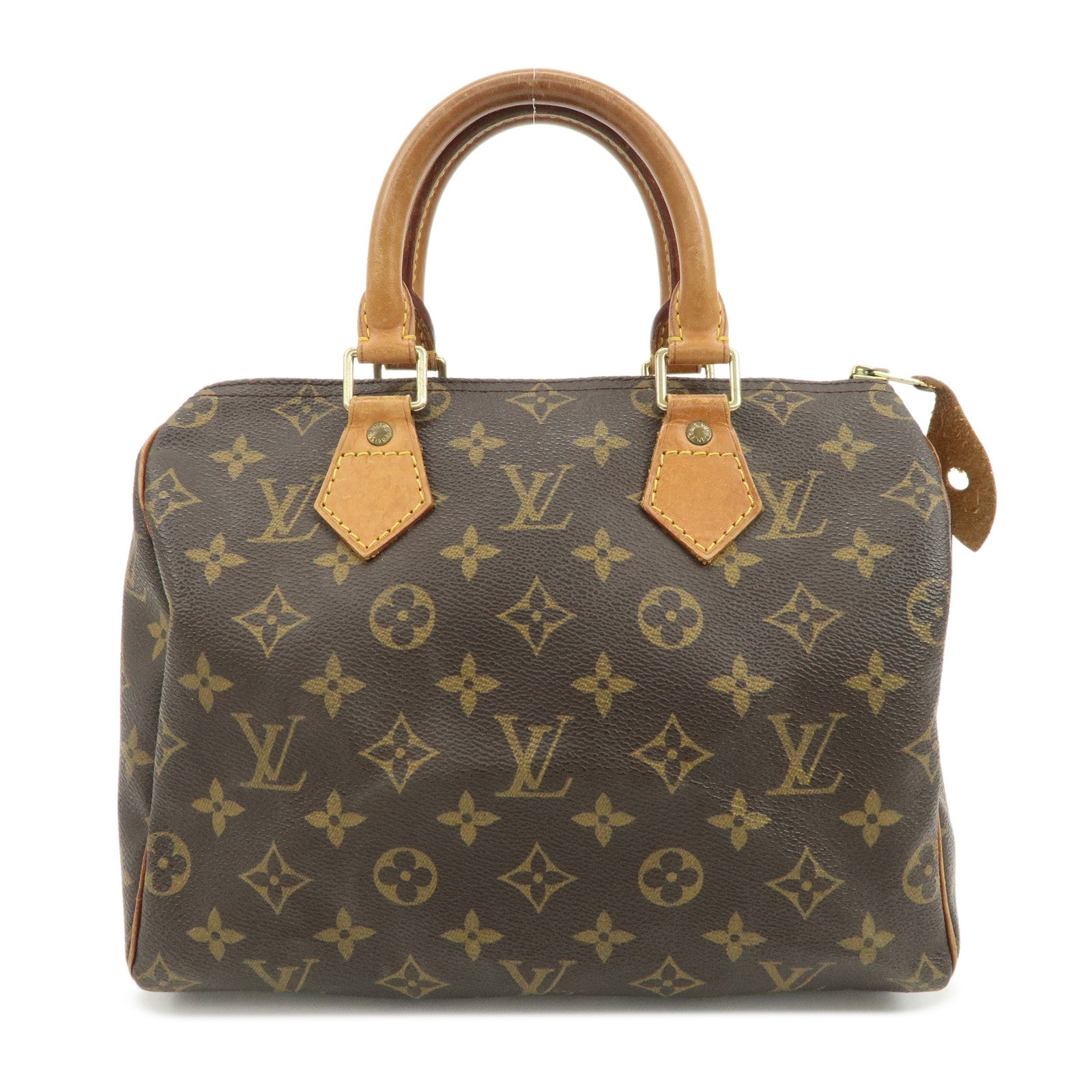 Louis Vuitton Monogram Speedy 25 Boston Bag Hand Bag Brown M41528