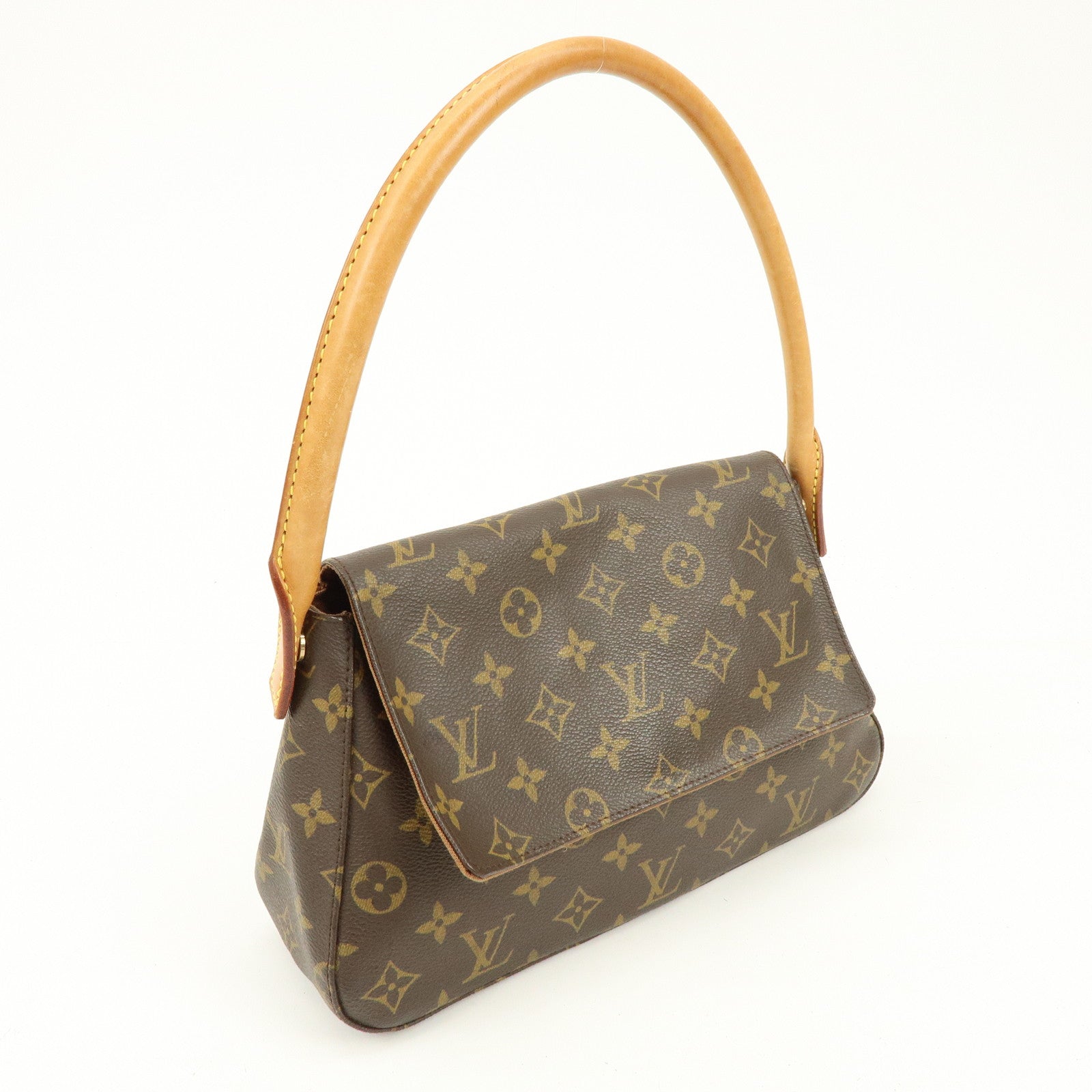 Louis Vuitton Monogram Mini Looping Shoulder Bag Brown M51147