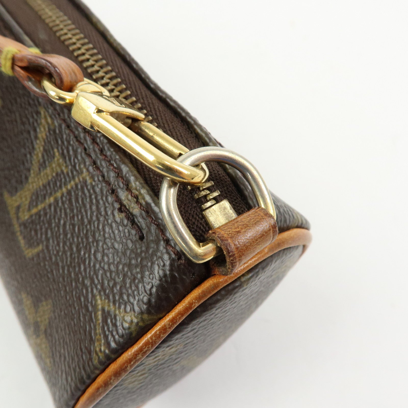 Louis Vuitton Monogram Mini Pouch for Papillon Bag Brown