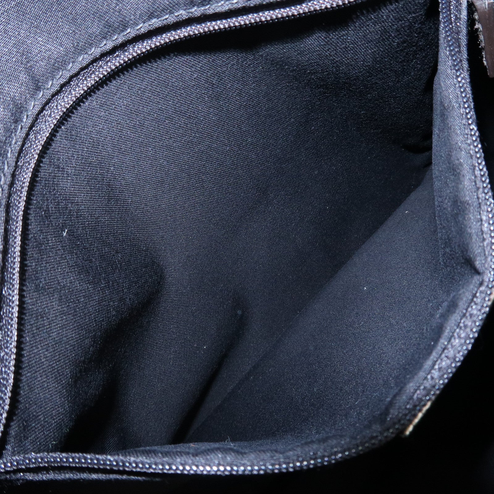 GUCCI Abbey Canvas Leather Shoulder Bag Beige Silver Gray 130737