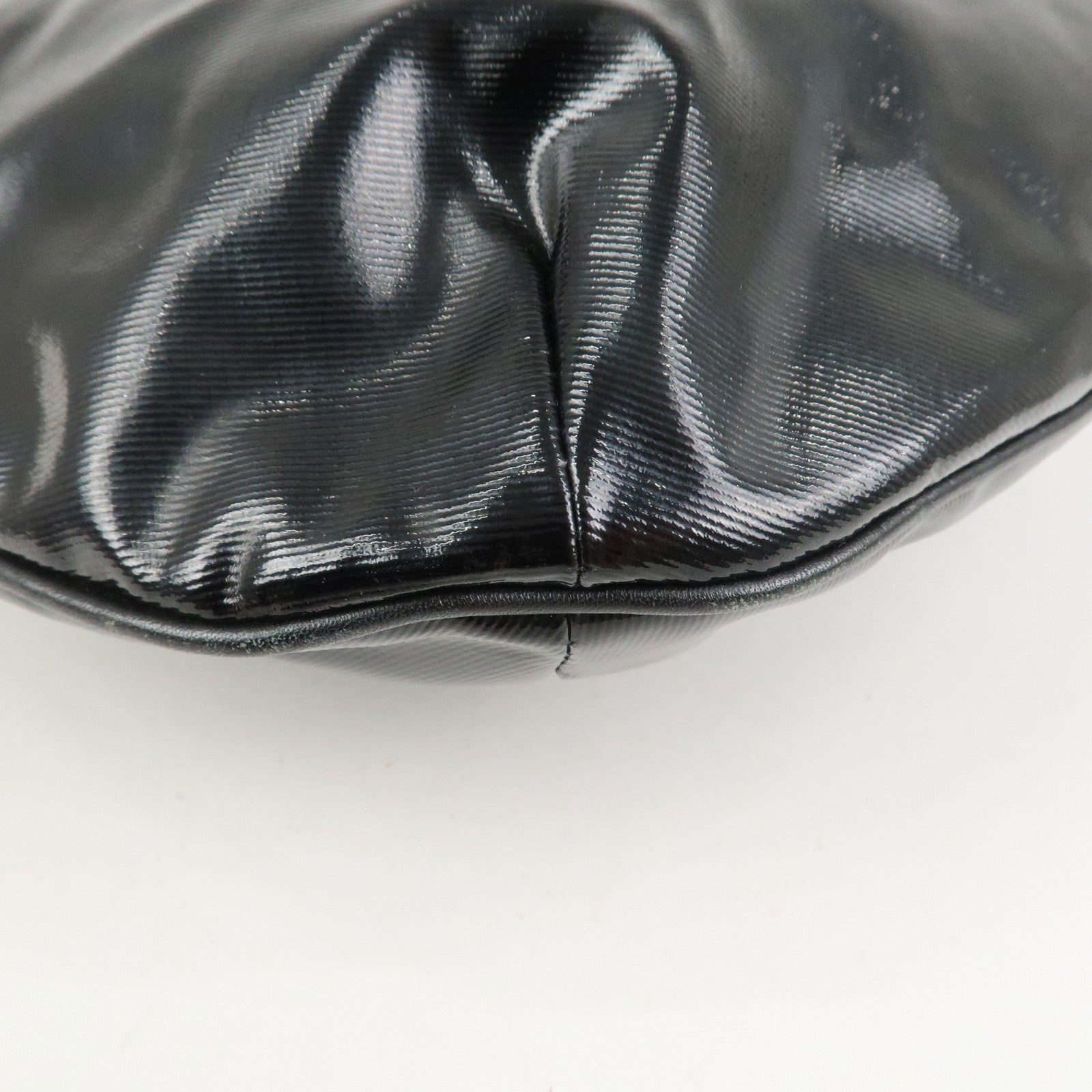 GUCCI Hysteria PVC Canvas Leather Shoulder Bag Black 262903