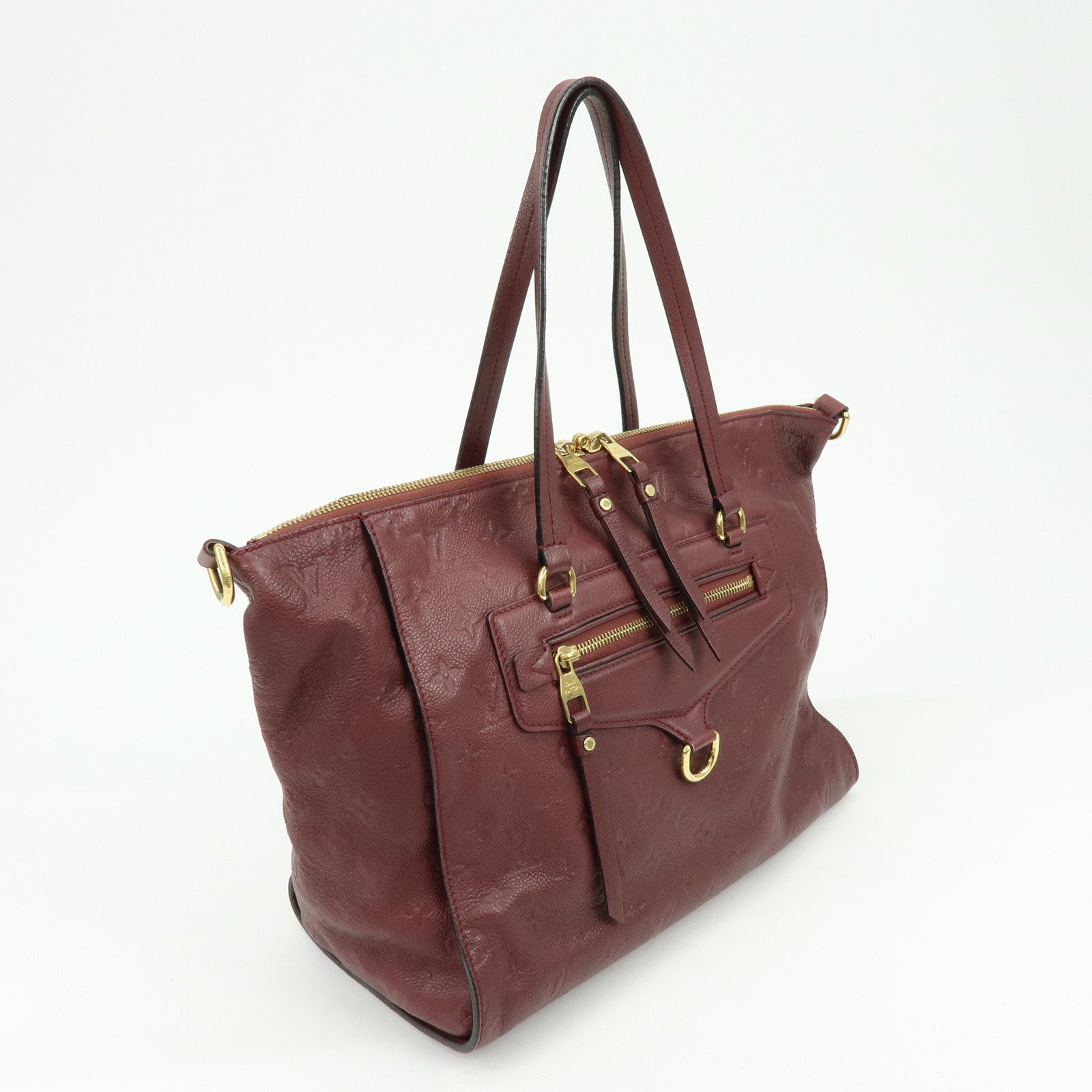 Louis Vuitton Monogram Empreinte Leather 2Way Bag Aube M94046