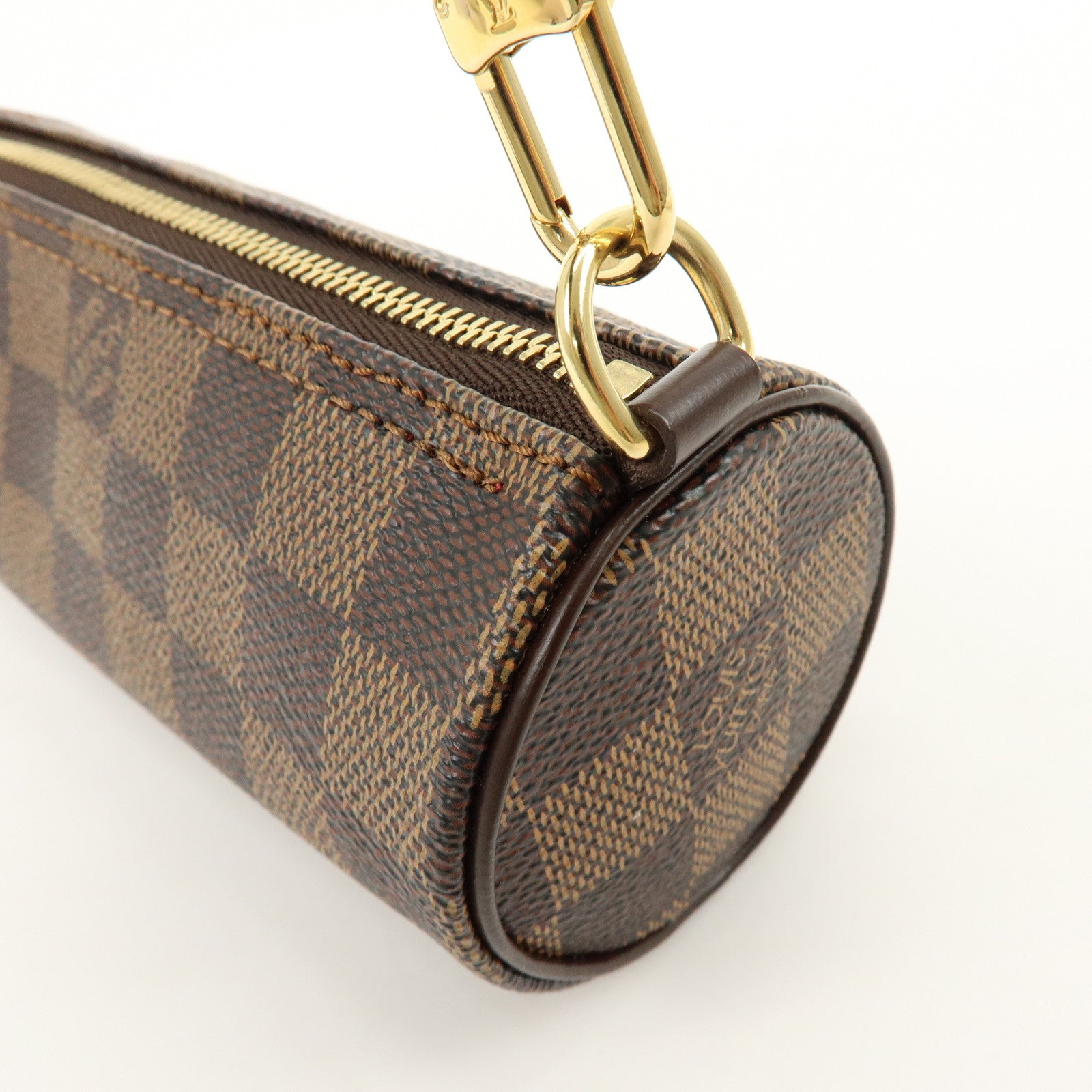 Louis Vuitton Damier Ebene Mini Pouch for Papillon Bag Brown