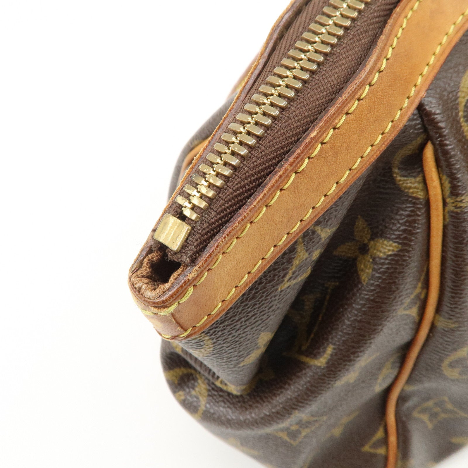 Louis Vuitton Monogram Tivoli PM Hand Bag Brown M40143 Used
