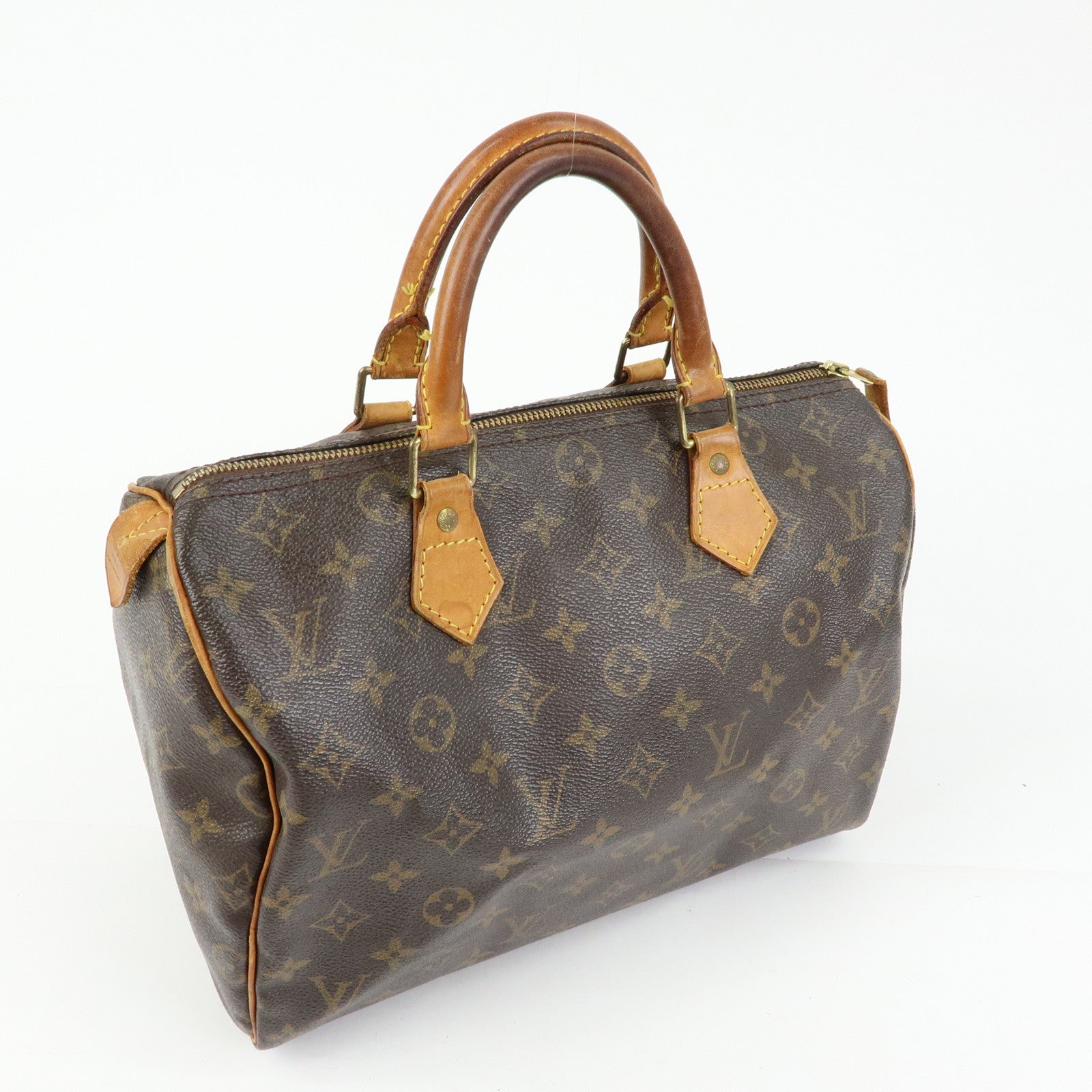 Louis Vuitton Monogram Speedy 30 Boston Bag Hand Bag Brown M41526