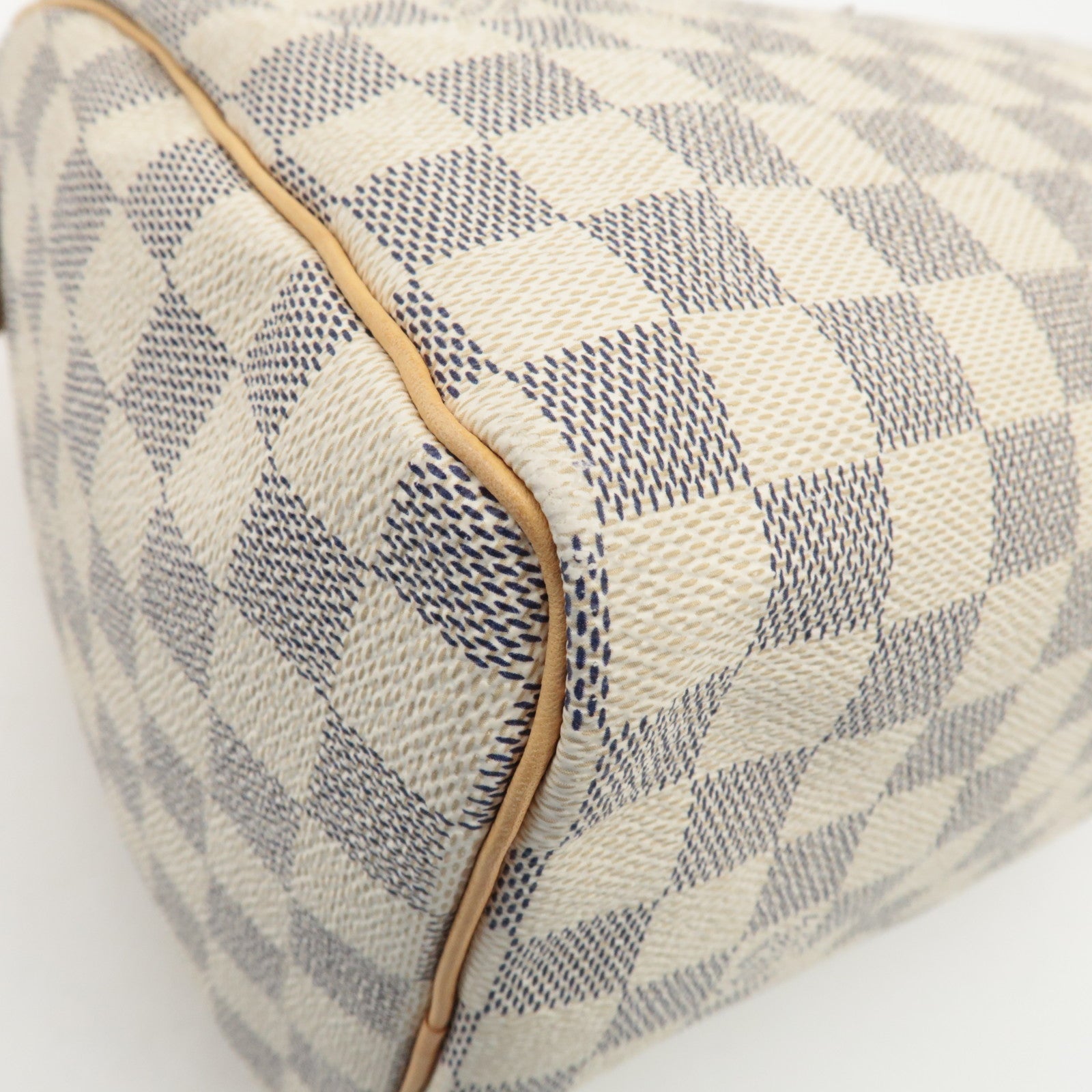 Louis Vuitton Damier Azur Speedy 25 Boston Bag Hand Bag N41534 Used