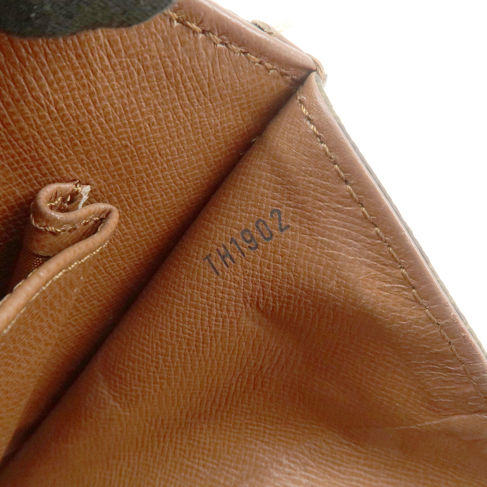 Louis Vuitton Monogram Pochette Damme PM Clutch Bag Brown M51812