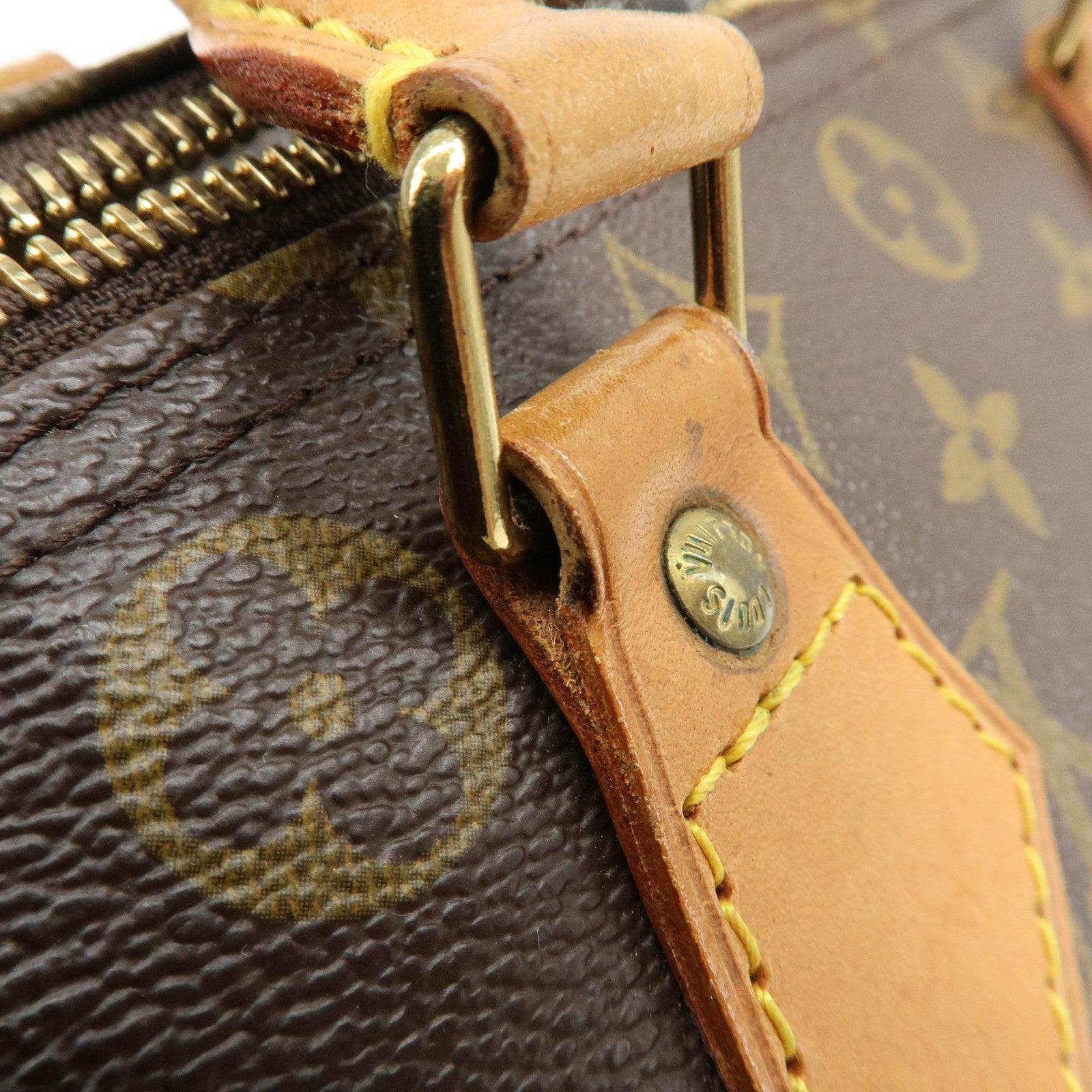 Louis Vuitton Monogram Speedy 30 Boston Bag Hand Bag Brown M41526