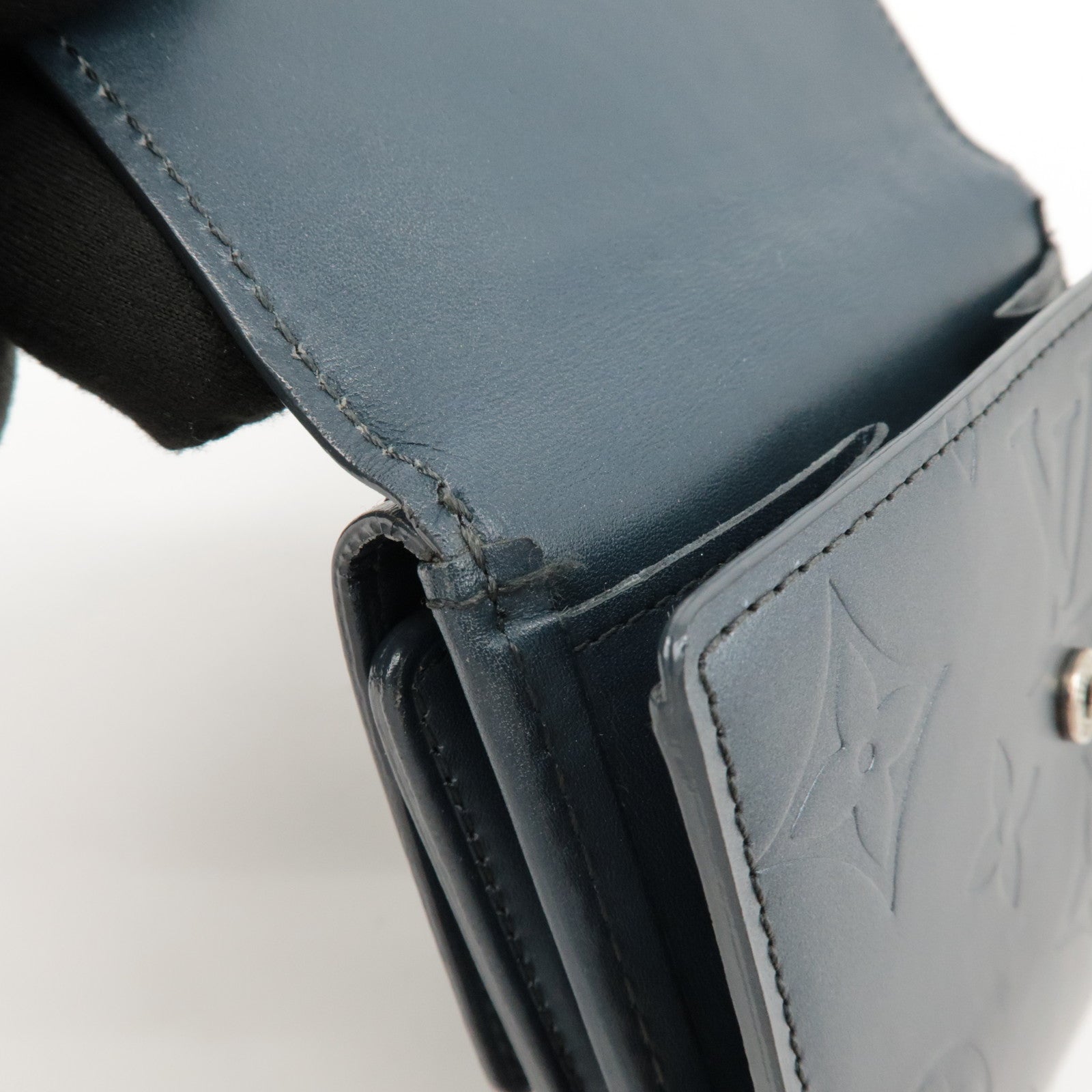 Louis Vuitton Monogram Matte Porte Monnaie Billets Credit M65115 Used