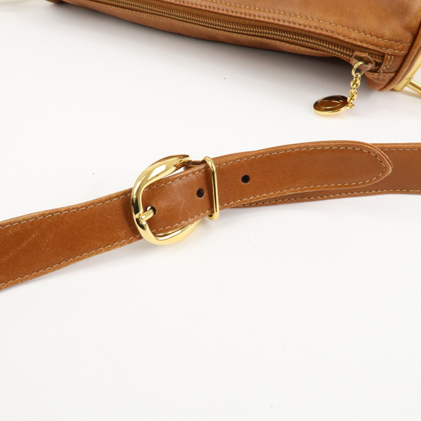 GUCCI Horsebit Leather Shoulder Bag Crossbody Bag 01.090.1411