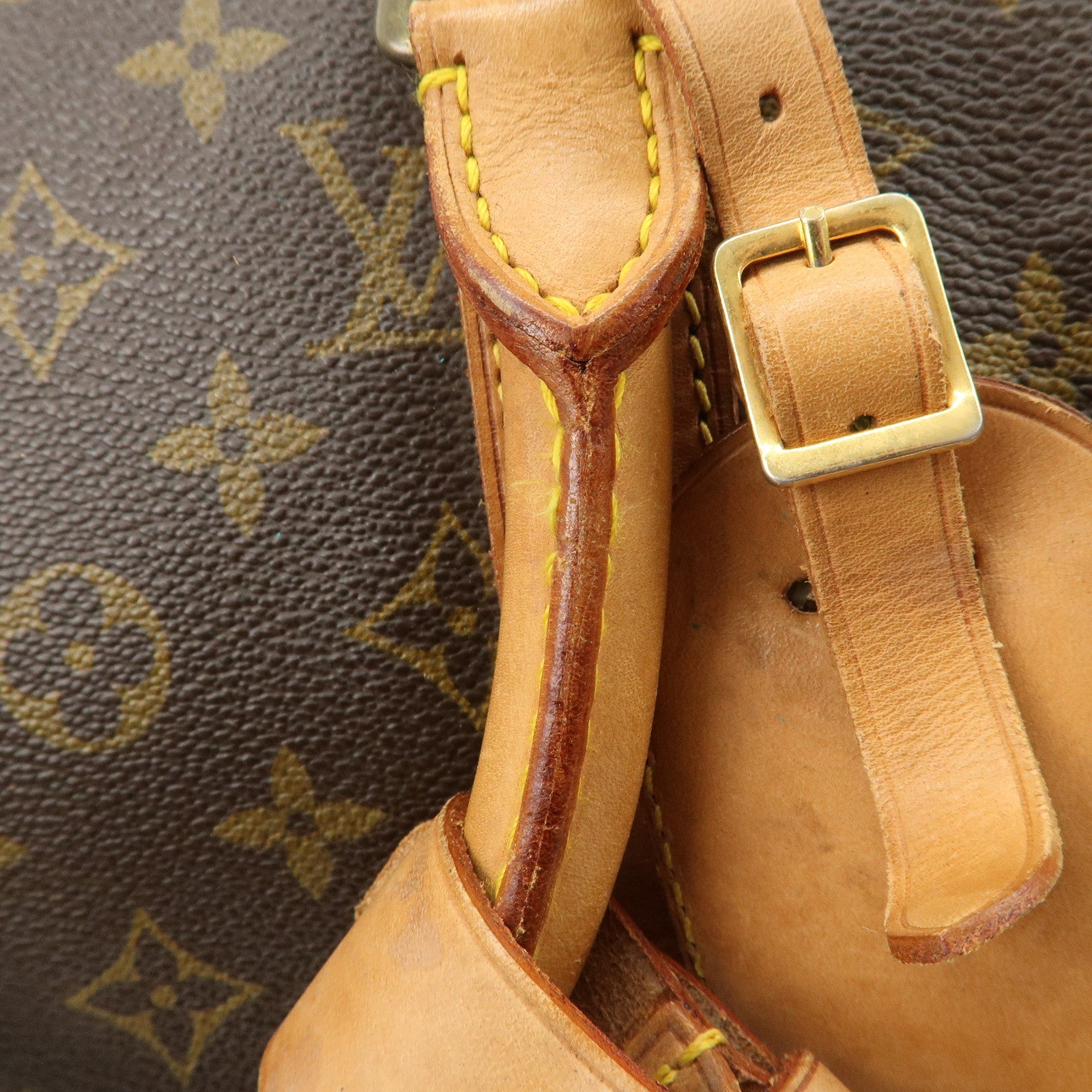 Louis Vuitton Monogram Keep All 45 Boston Bag Brown M41418 Used