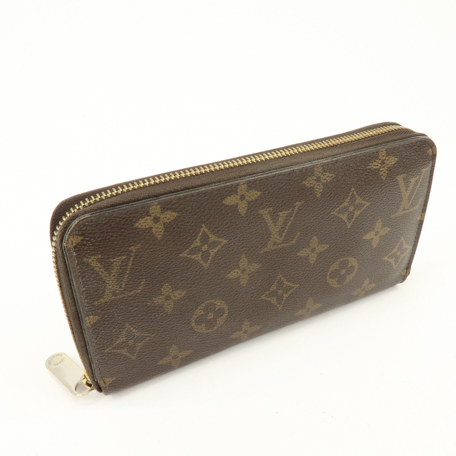 Louis Vuitton Monogram Canvas Zippy Long Wallet Brown M60017