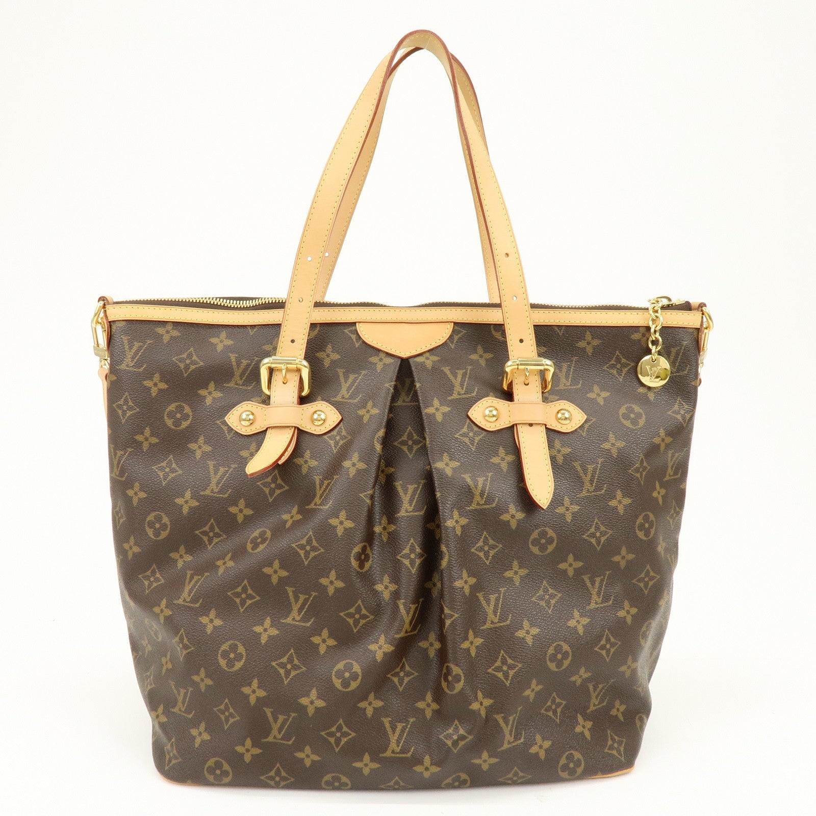 Louis Vuitton Monogram Palermo GM 2Way Hand Bag Brown M40146