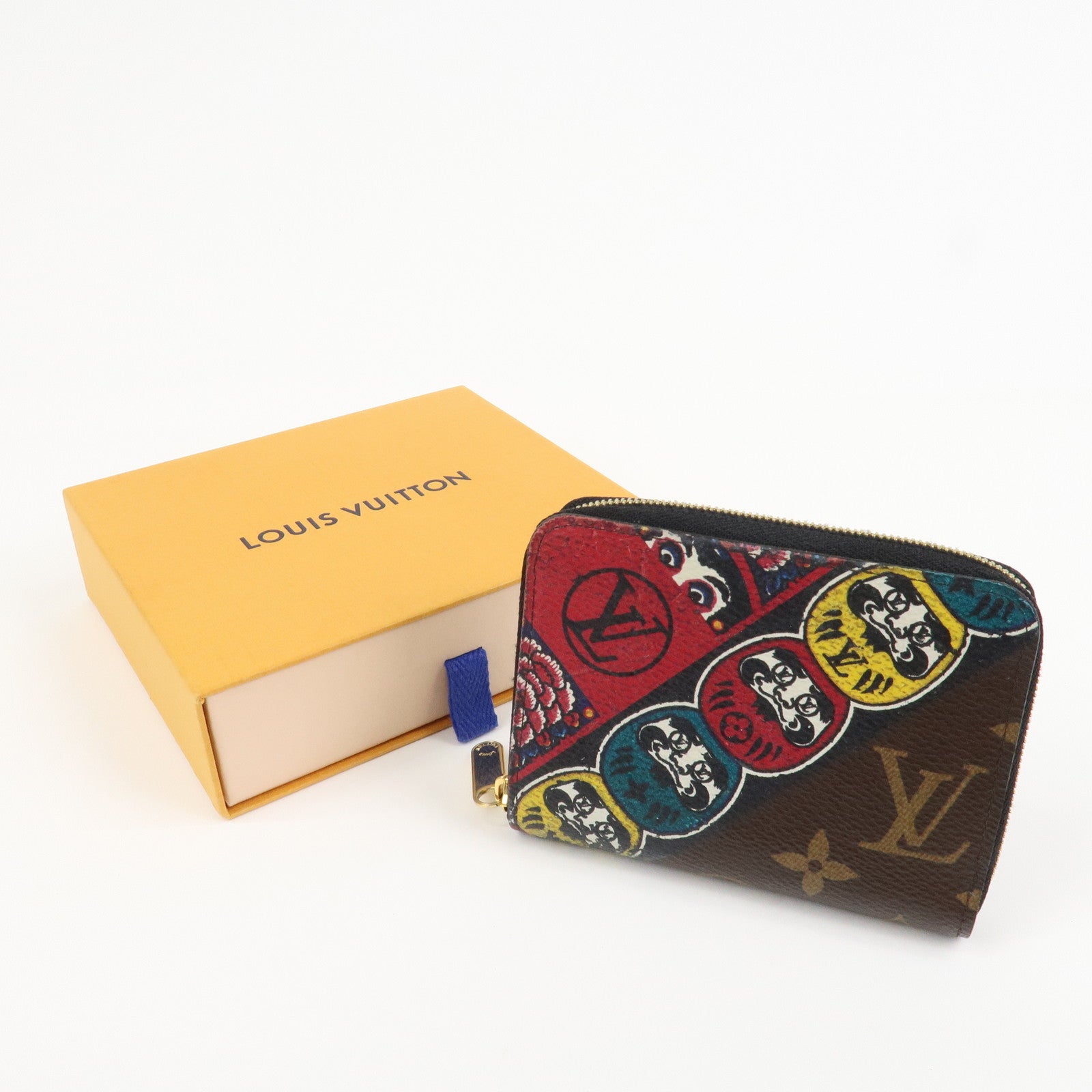 Louis Vuitton Monogram Zippy Round Coin Purse Kansai Yamamoto Brown M67250