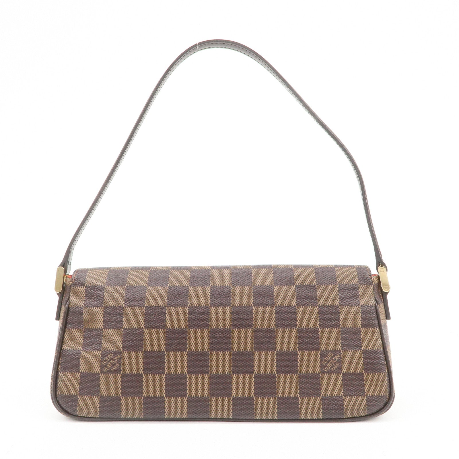 Louis Vuitton Damier Recoleta Shoulder Bag Ebene M51299