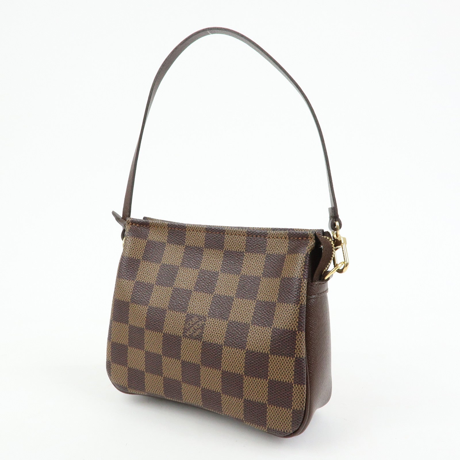Louis Vuitton Damier Trousse Makeup Accessory Pouch Brown N51982