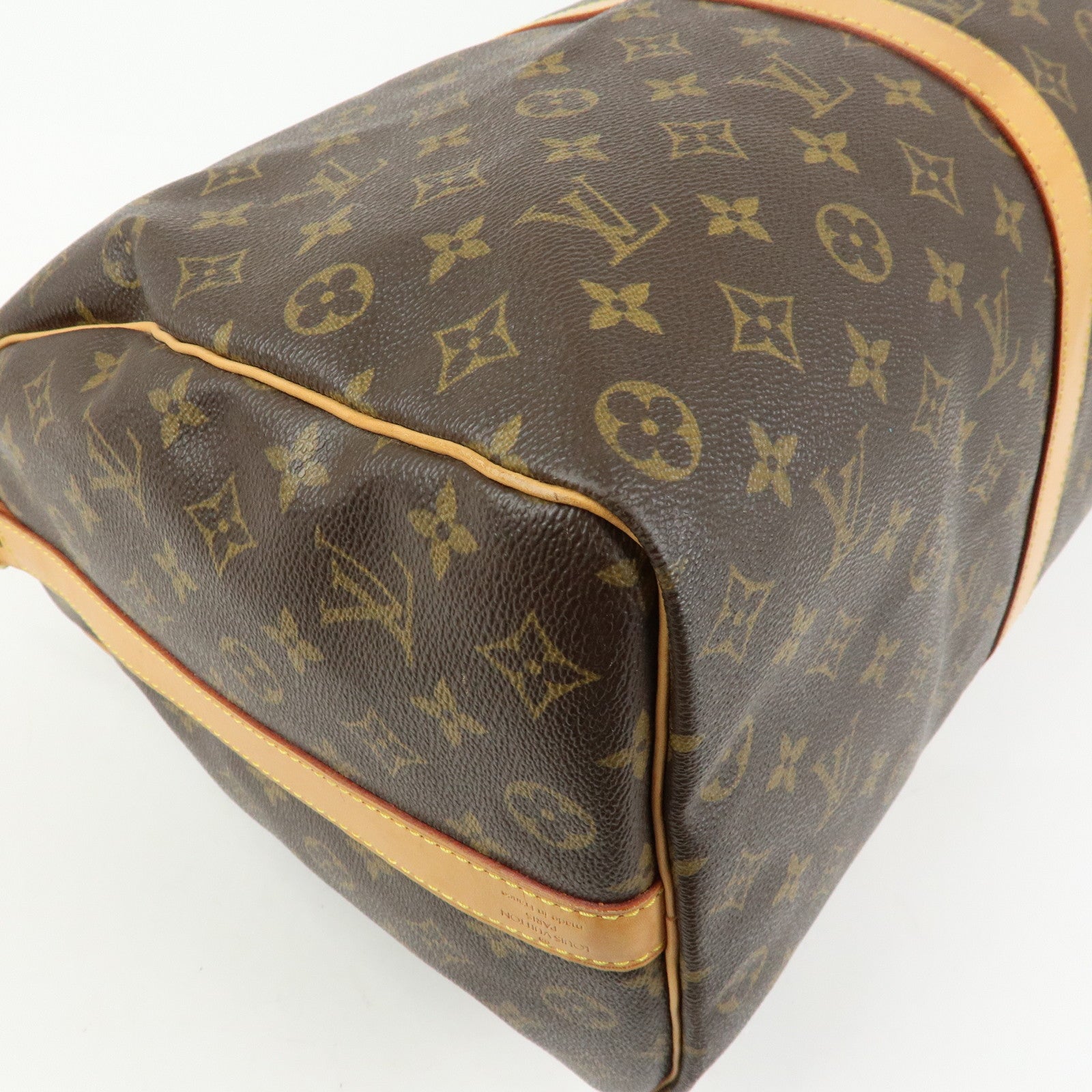 Louis Vuitton Monogram Keep All Bandouliere 50 Boston Bag M41416