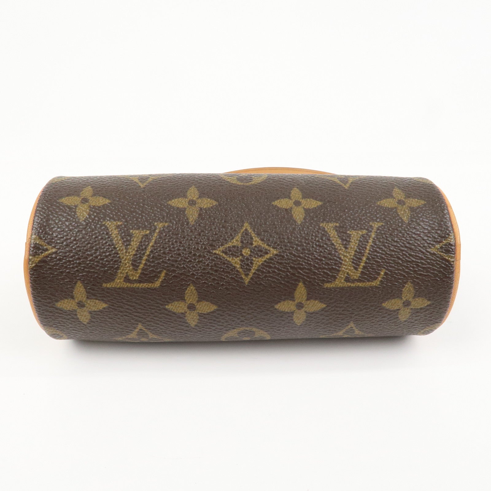 Louis Vuitton Monogram Set of 2 Mini Pouch for Papillon Bag Brown