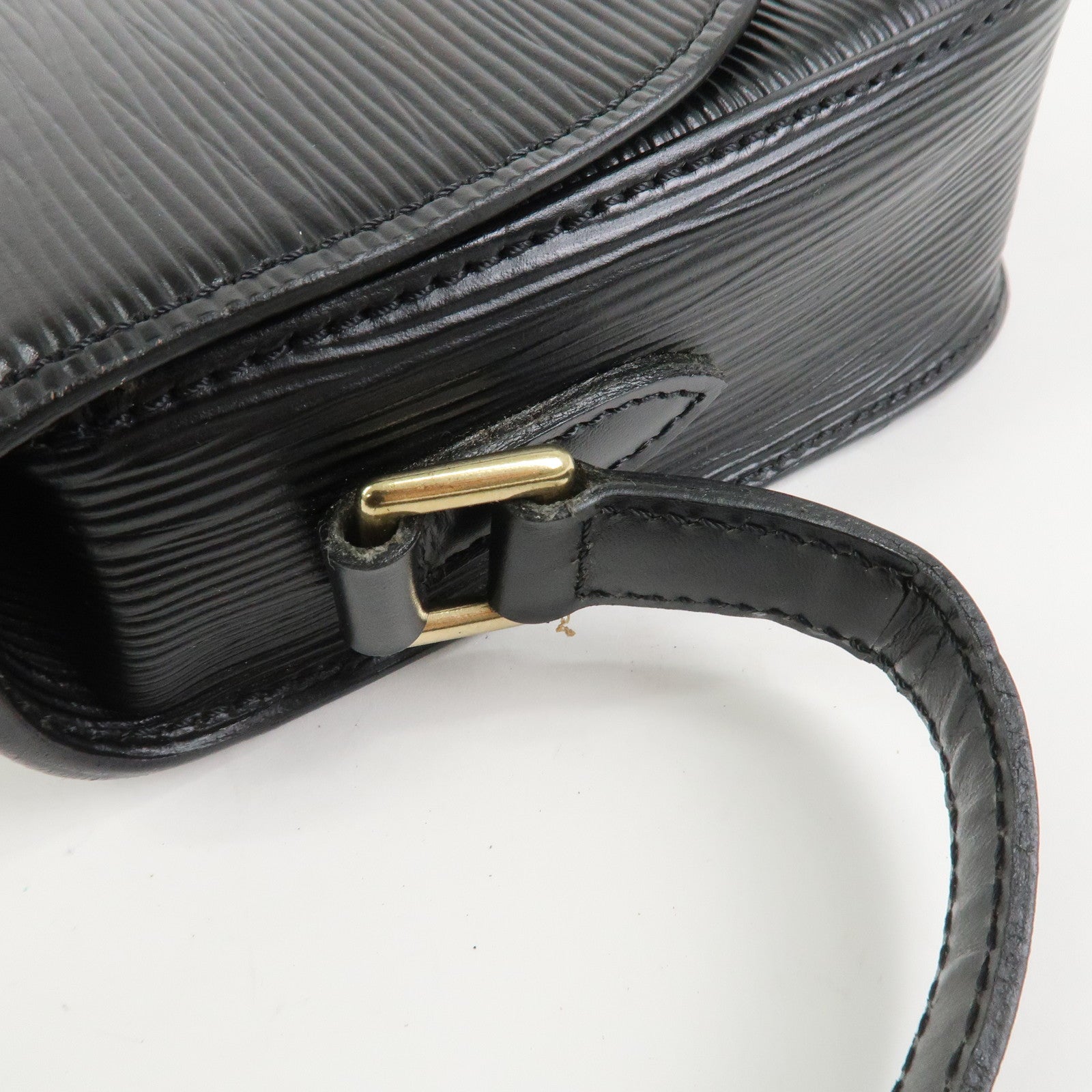 Louis Vuitton Epi Mini Saint Cloud Shoulder Bag Noir Black M52212