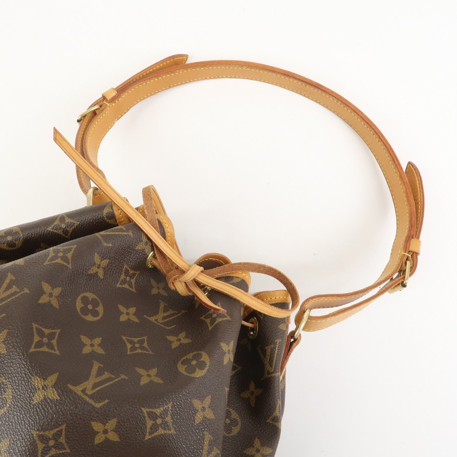 Louis Vuitton Monogram Noe Shoulder Bag Hand Bag Brown M42224