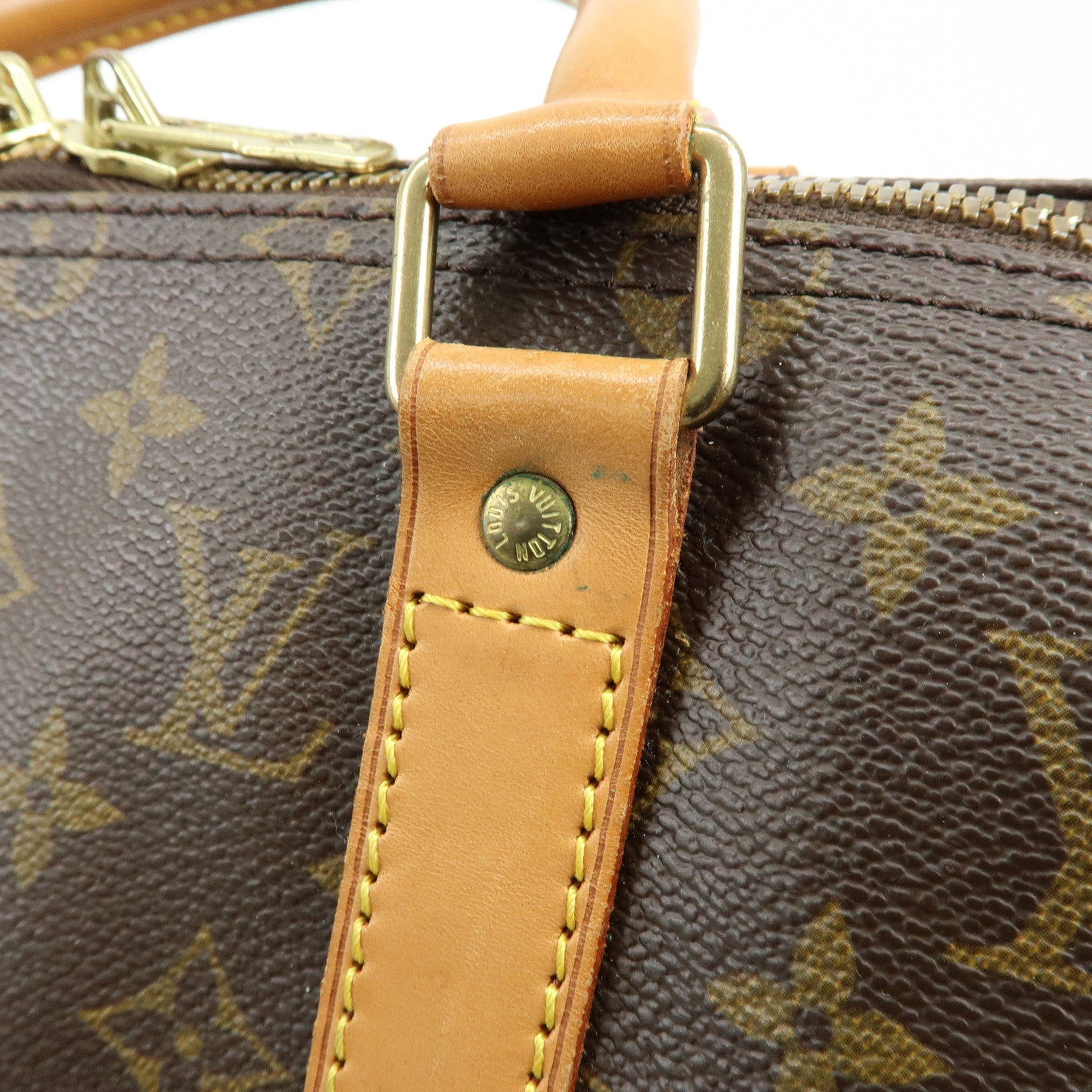 Louis Vuitton Monogram Keep All 50 Boston Bag Brown M41426