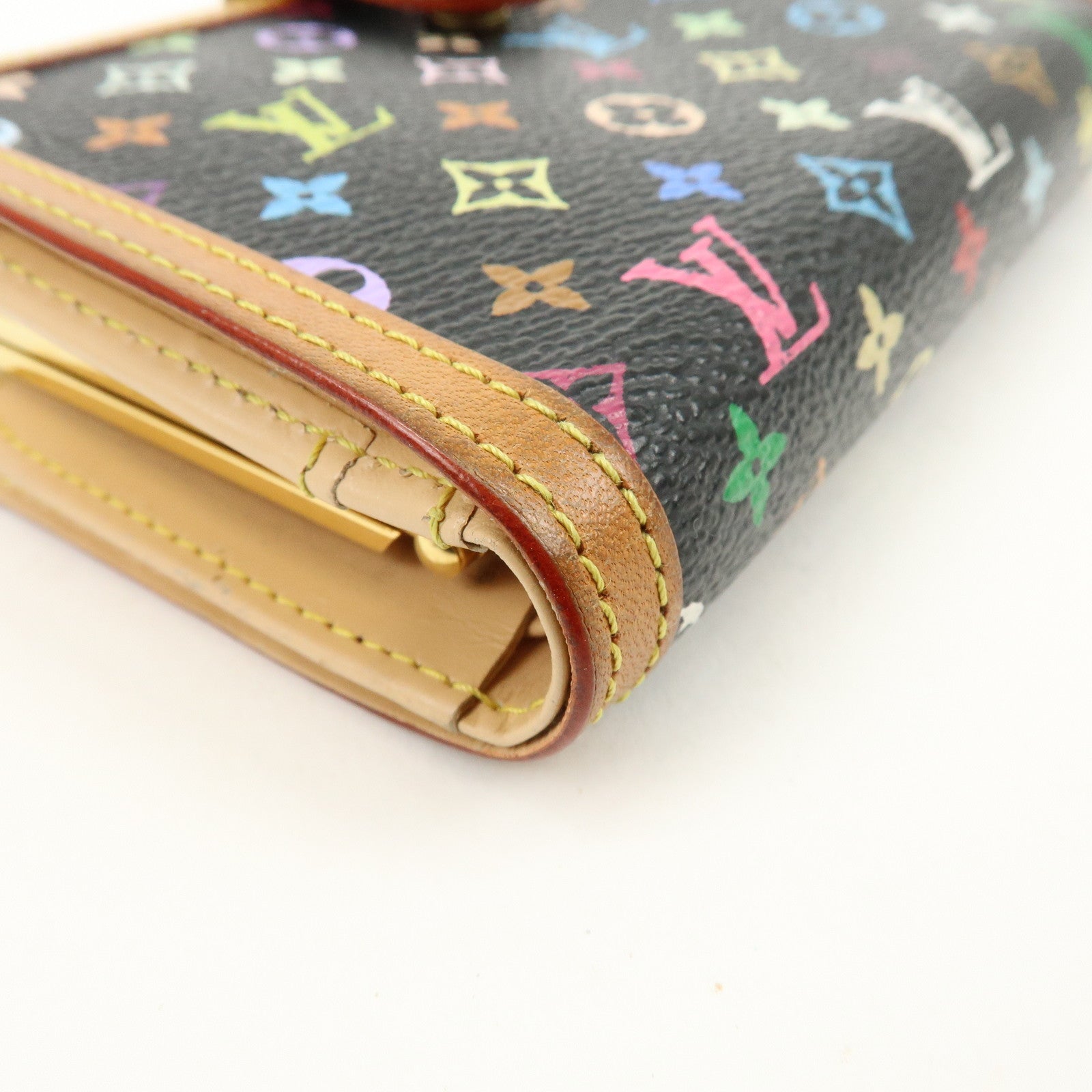 Louis Vuitton Monogram Multicolor Portefeuille Viennois Noir M92988