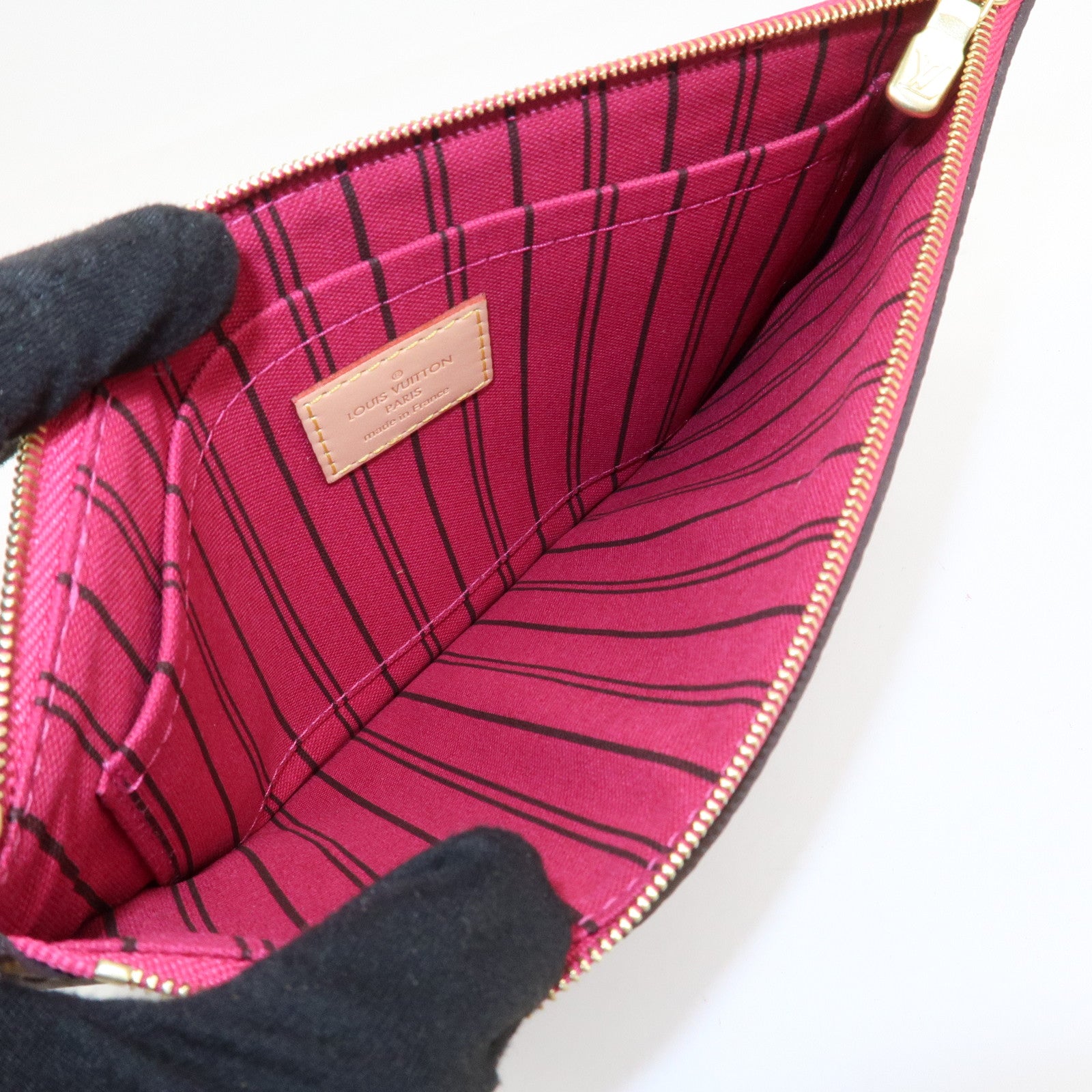 Louis Vuitton Monogram Canvas Neverfull GM Pouch Brown