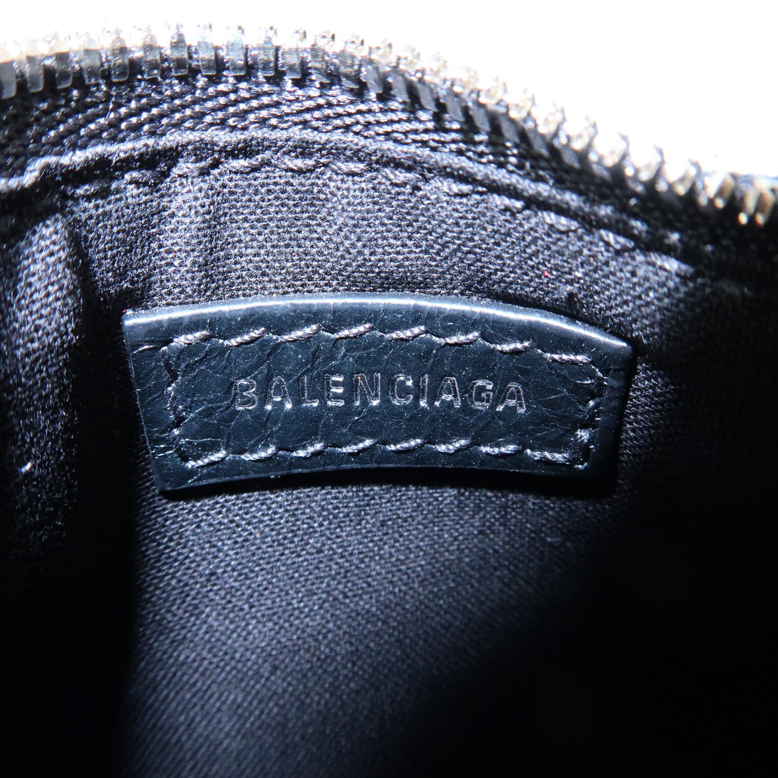 BALENCIAGA Leather Le Cagole Card Case Coin Case Fragment Case