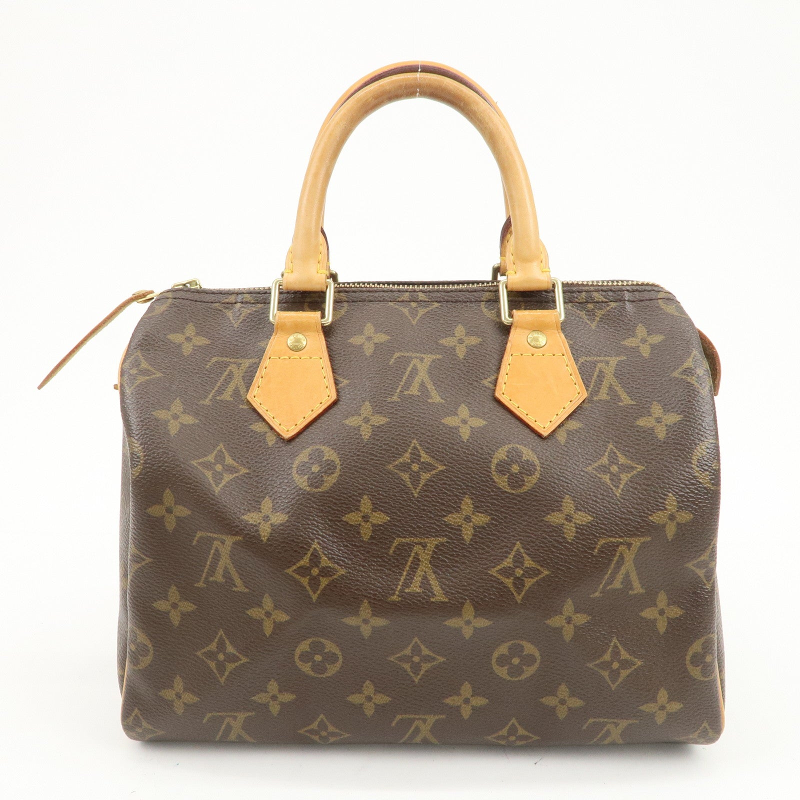 Louis Vuitton Monogram Speedy 25 Boston Bag Hand Bag Brown M41528