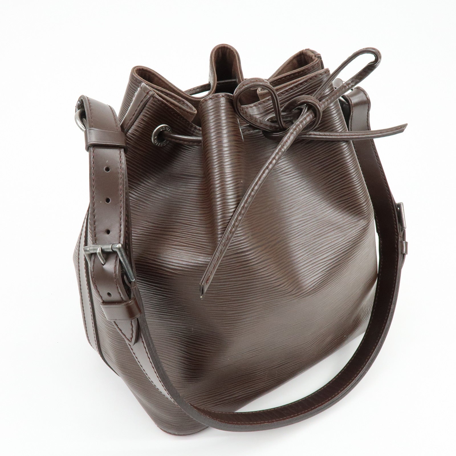 Louis Vuitton Epi Leather Petit Noe Shoulder Bag Mocha M5901D