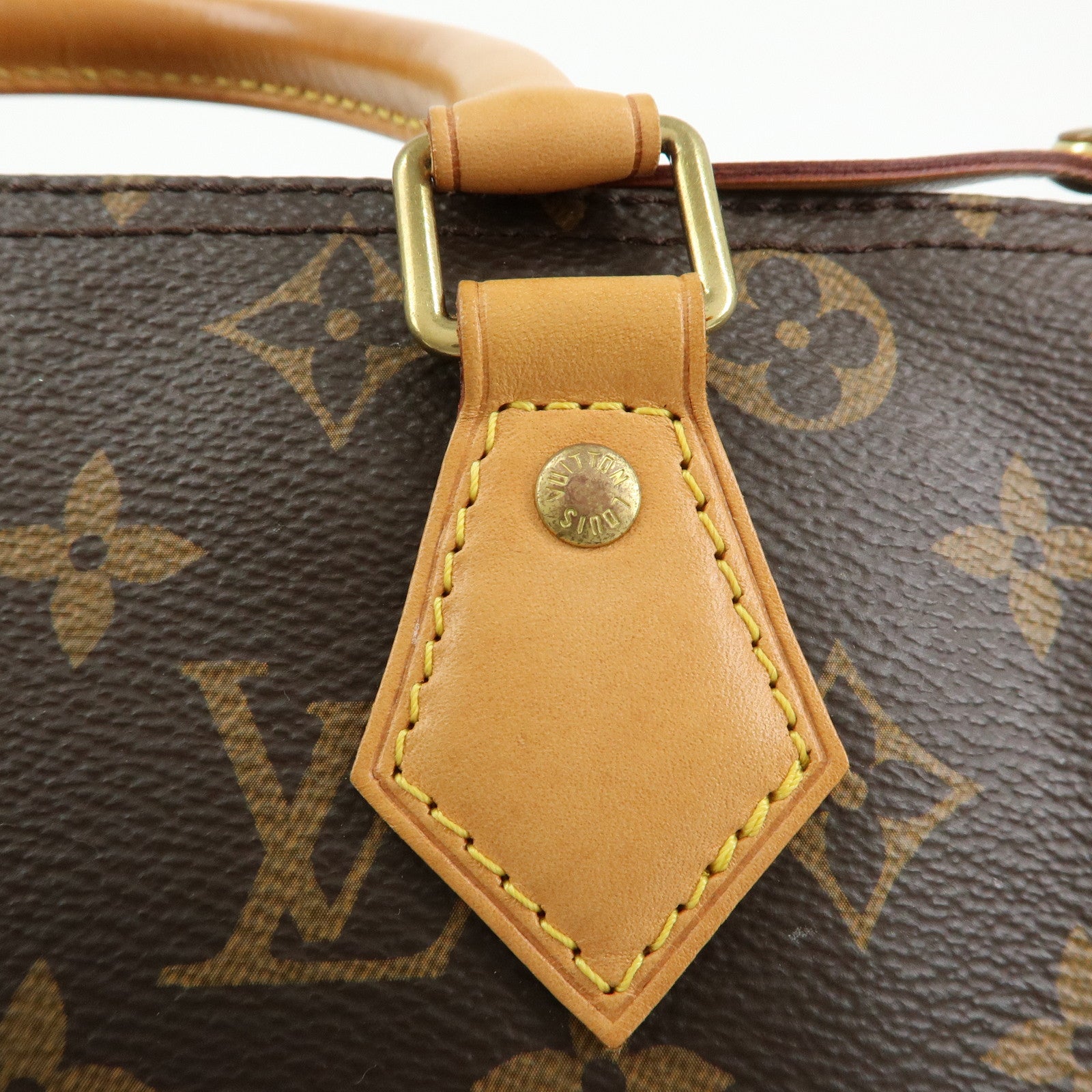 Louis Vuitton Monogram Speedy 30 Boston Bag Hand Bag Brown M41108