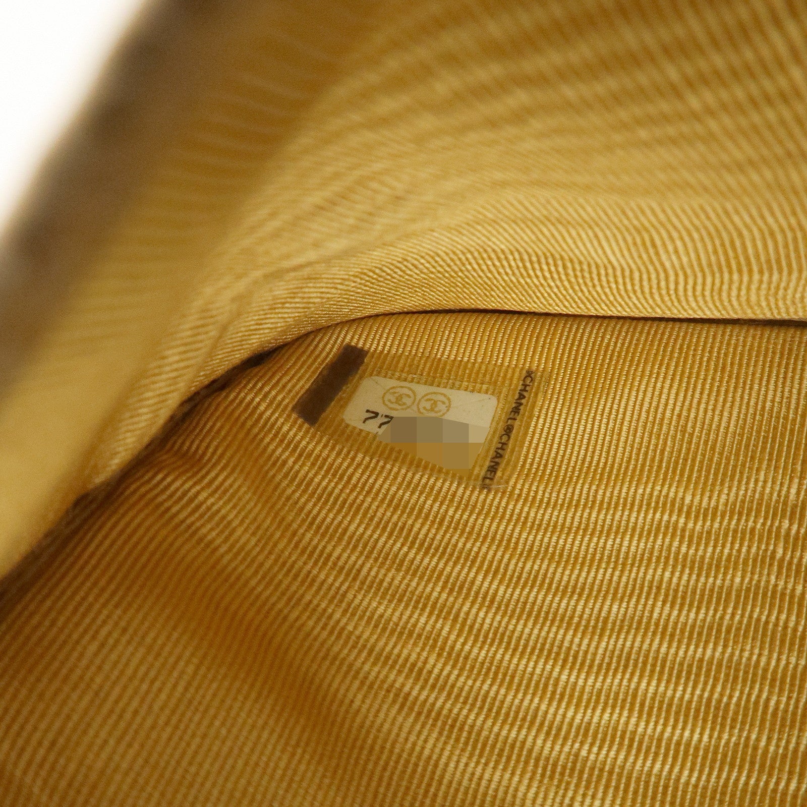 CHANEL COCO Mark Caviarskin Compact Bi-fold Wallet Beige