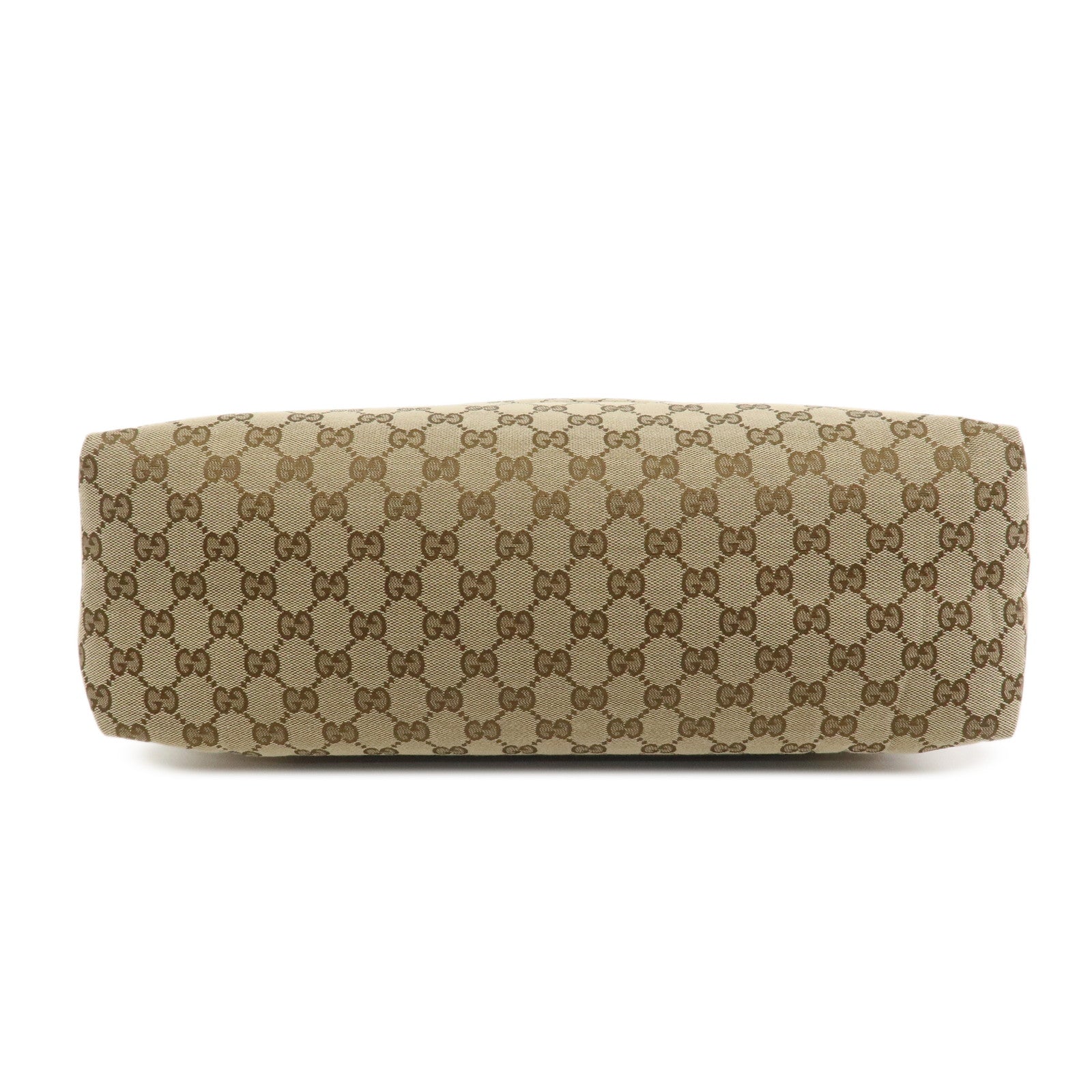 GUCCI Sherry GG Canvas Leather 2Way Bag Shoulder Bag Brown 821616