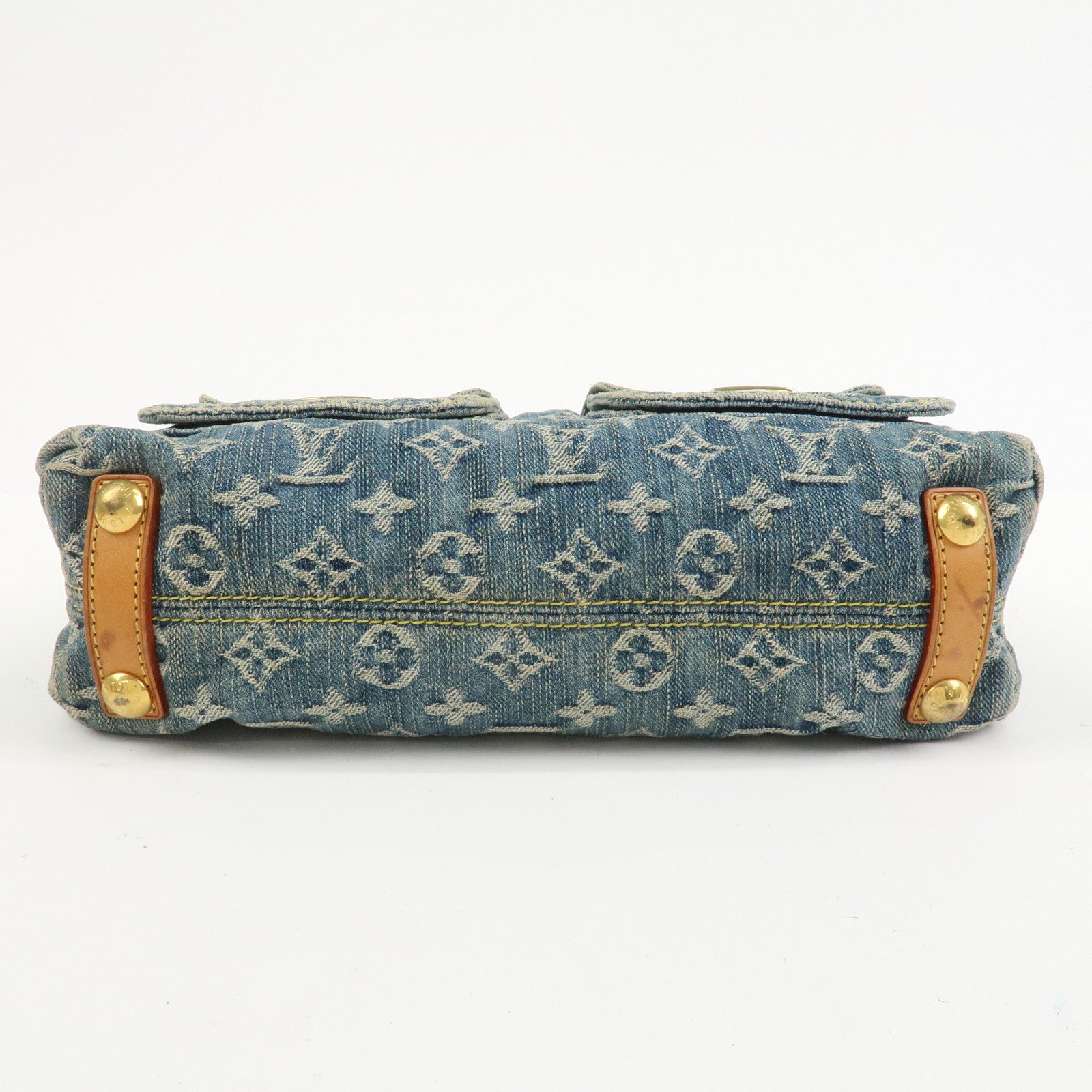 Louis Vuitton Monogram Denim Baggy PM 2Way Bag Shoulder Bag M95049