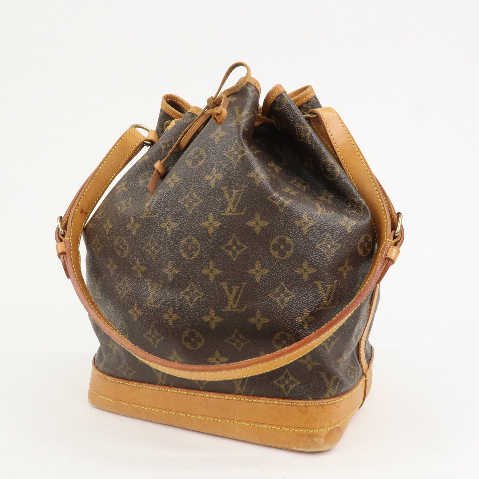 Louis Vuitton Monogram Noe Shoulder Bag Hand Bag Brown M42224