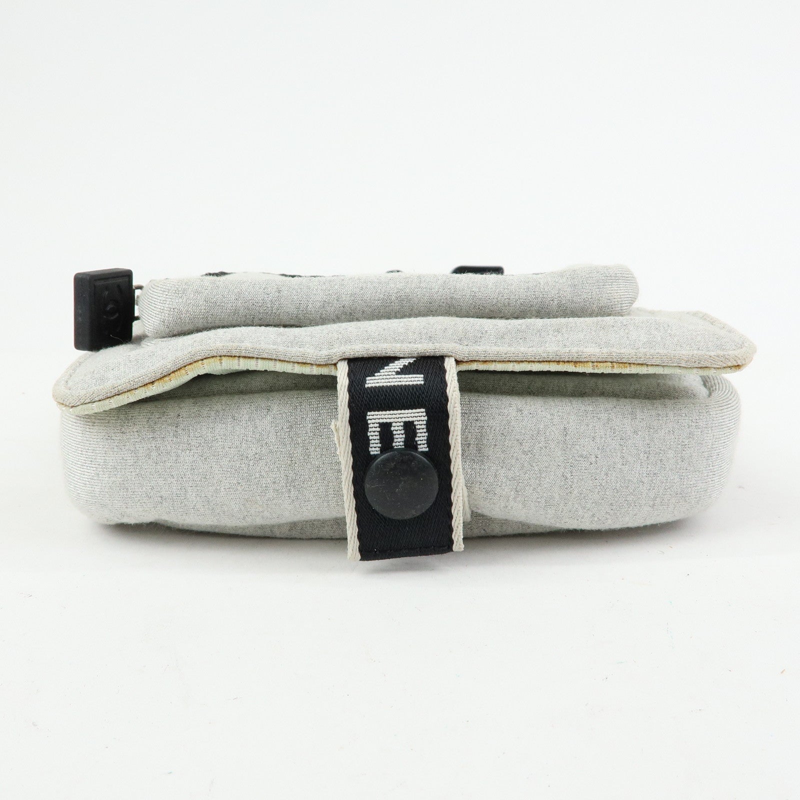 CHANEL CHANEL Sports Cotton Waist Bag Body Bag Gray