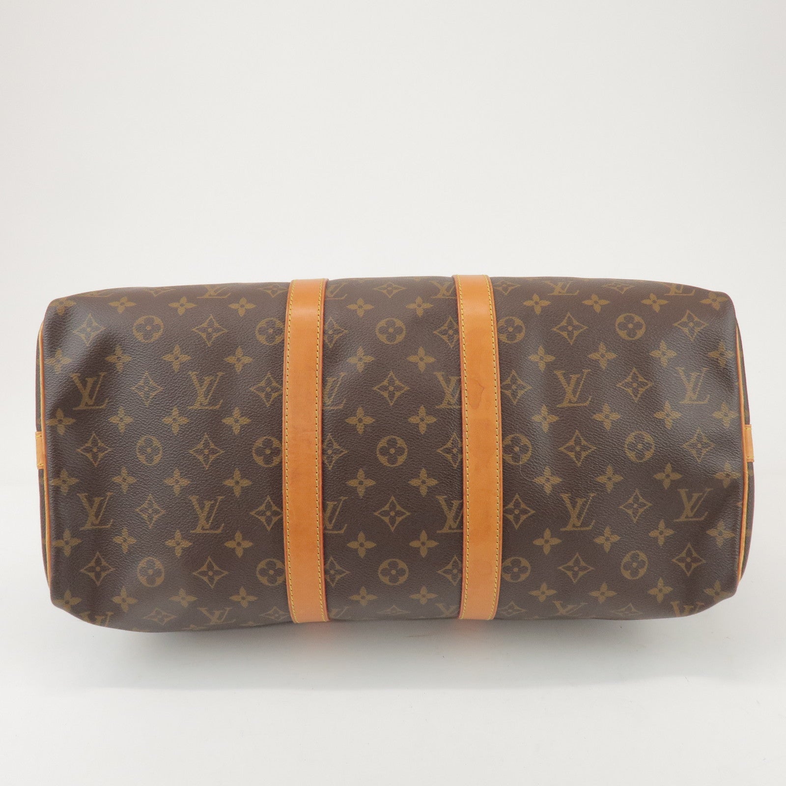 Louis Vuitton Monogram Keep All Bandouliere 45 Boston Bag M41418