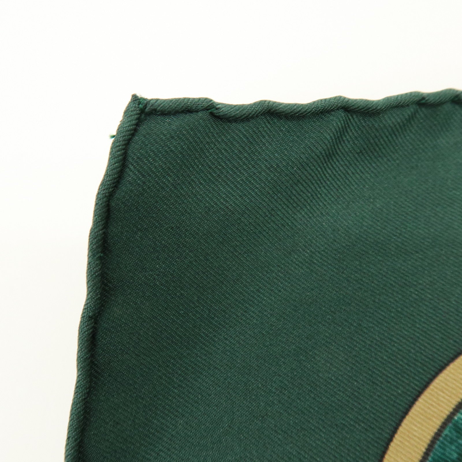HERMES Carre 90 Silk 100% COSMOS Scarf Green