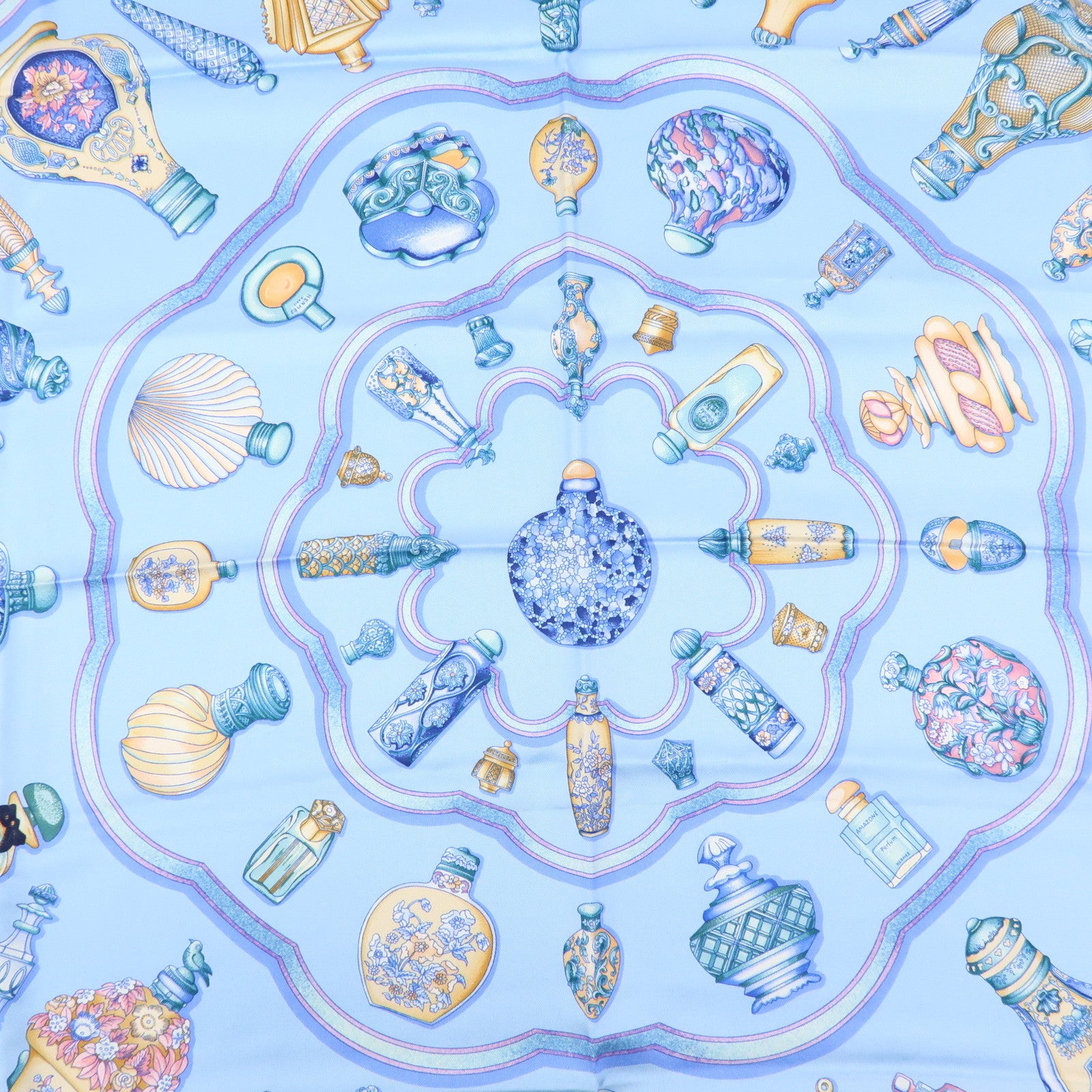 Hermes Carre 90 Silk 100% Scarf Pourvu qu'on ait l'ivresse Navy