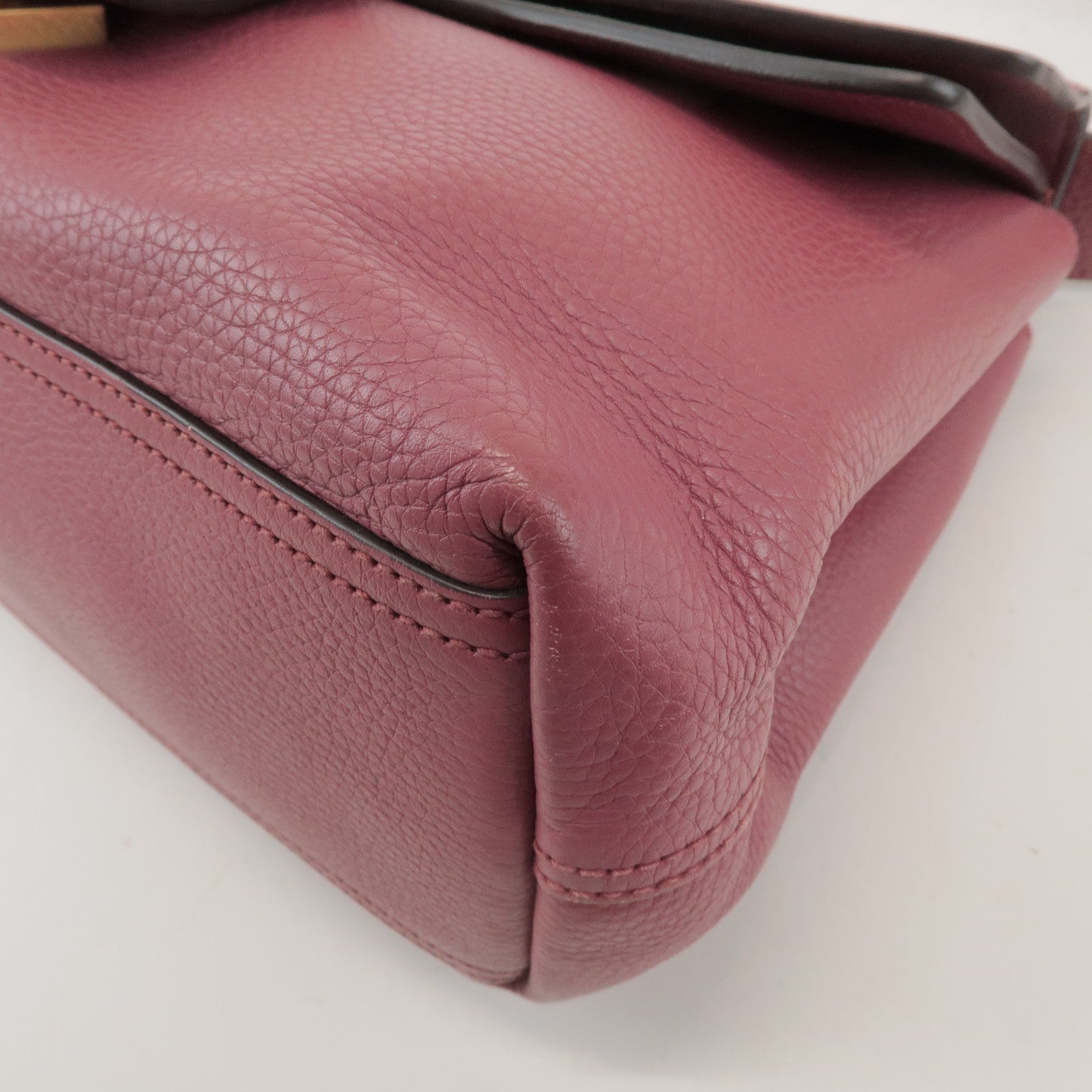 GUCCI GG Marmont Leather Shoulder Bag Rose Pink 401173