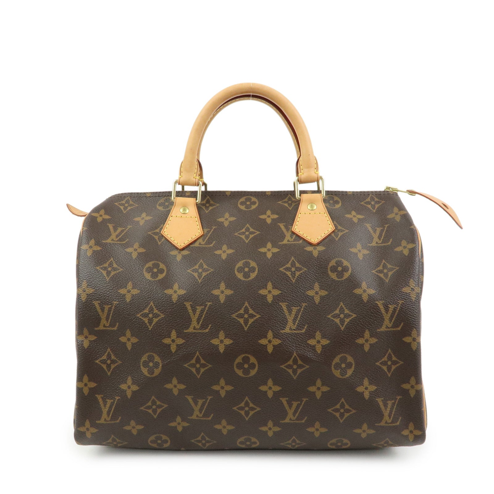 Louis Vuitton Monogram Speedy 30 Boston Bag Hand Bag Brown M41526