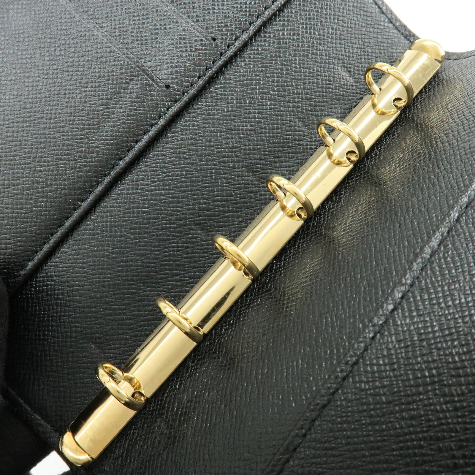 Louis Vuitton Epi Agenda PM Planner Cover Noir R20052