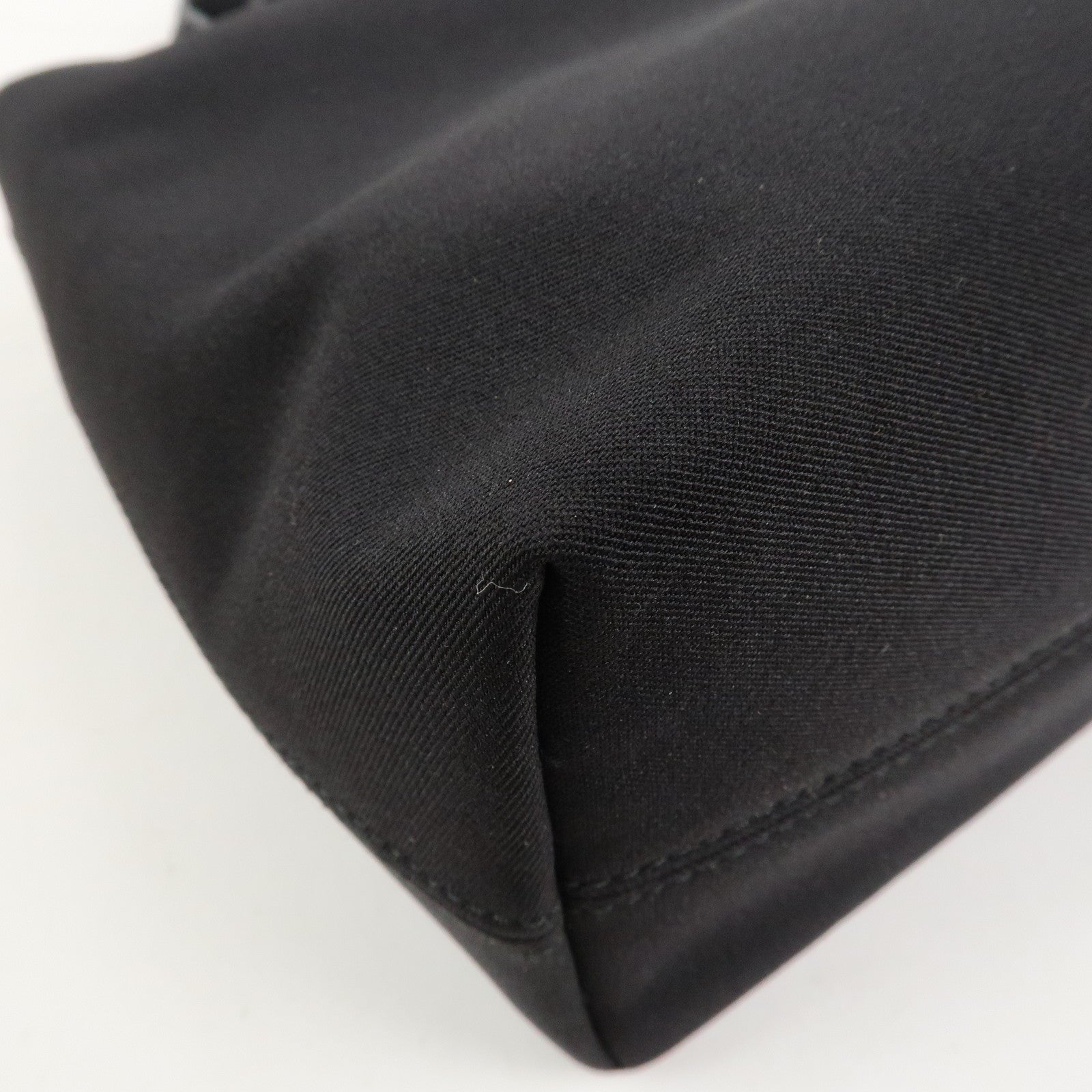 Ferragamo Logo Nylon Hand Bag Shoulder Bag Black