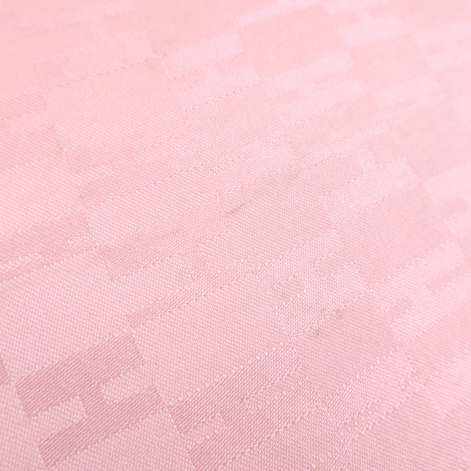 HERMES Pochette Faconnee Grand H Silk 100% Scarf Pocket Square Pink