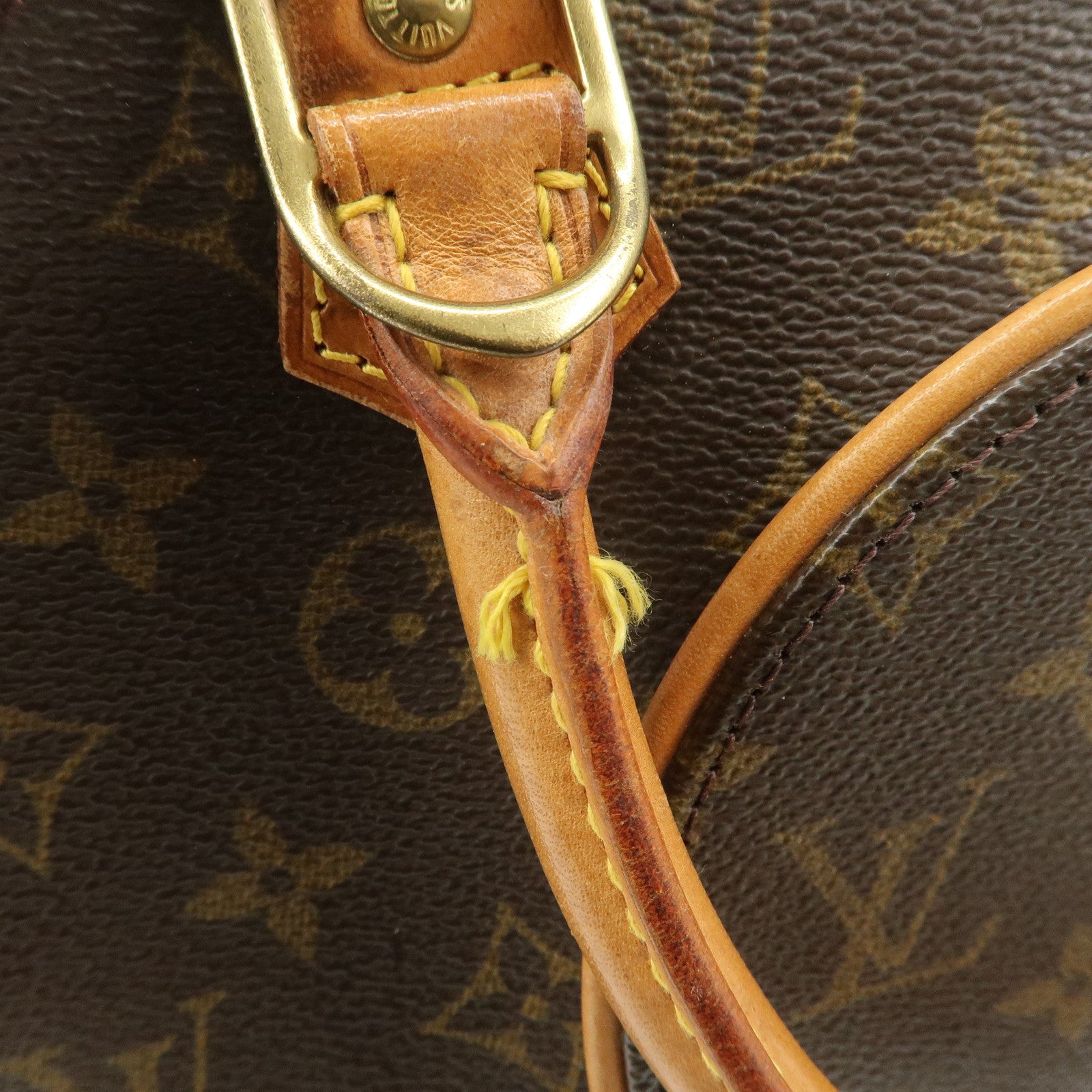 Louis Vuitton Monogram Canvas Ellipse PM Hand Bag Brown M51127