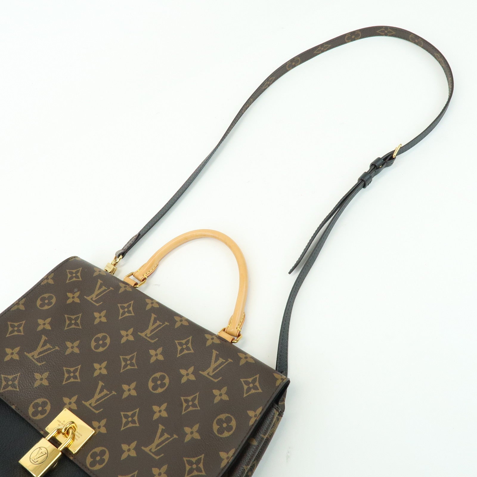Louis Vuitton Monogram Marignan Canvas 2Way Bag Hand Bag M44259