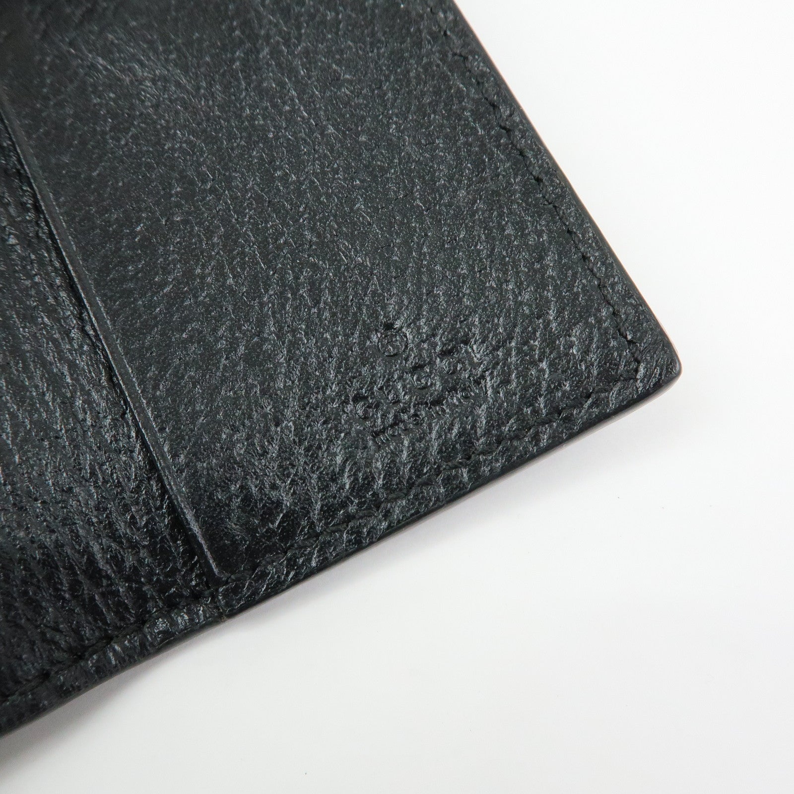 GUCCI GG Marmont Leather 6 Rings Key Case Key Holder Black 435305